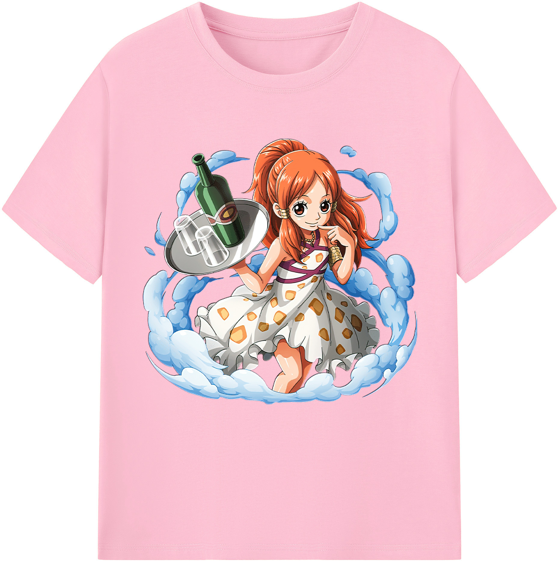 ワンピース ナミ ONE PIECE Nami 綿100％半袖Tシャツ（フロントプリント）