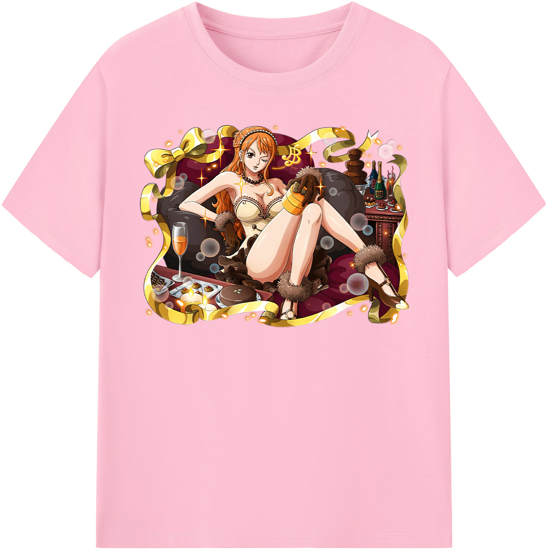 ワンピース ナミ ONE PIECE Nami 綿100％半袖Tシャツ（フロントプリント）