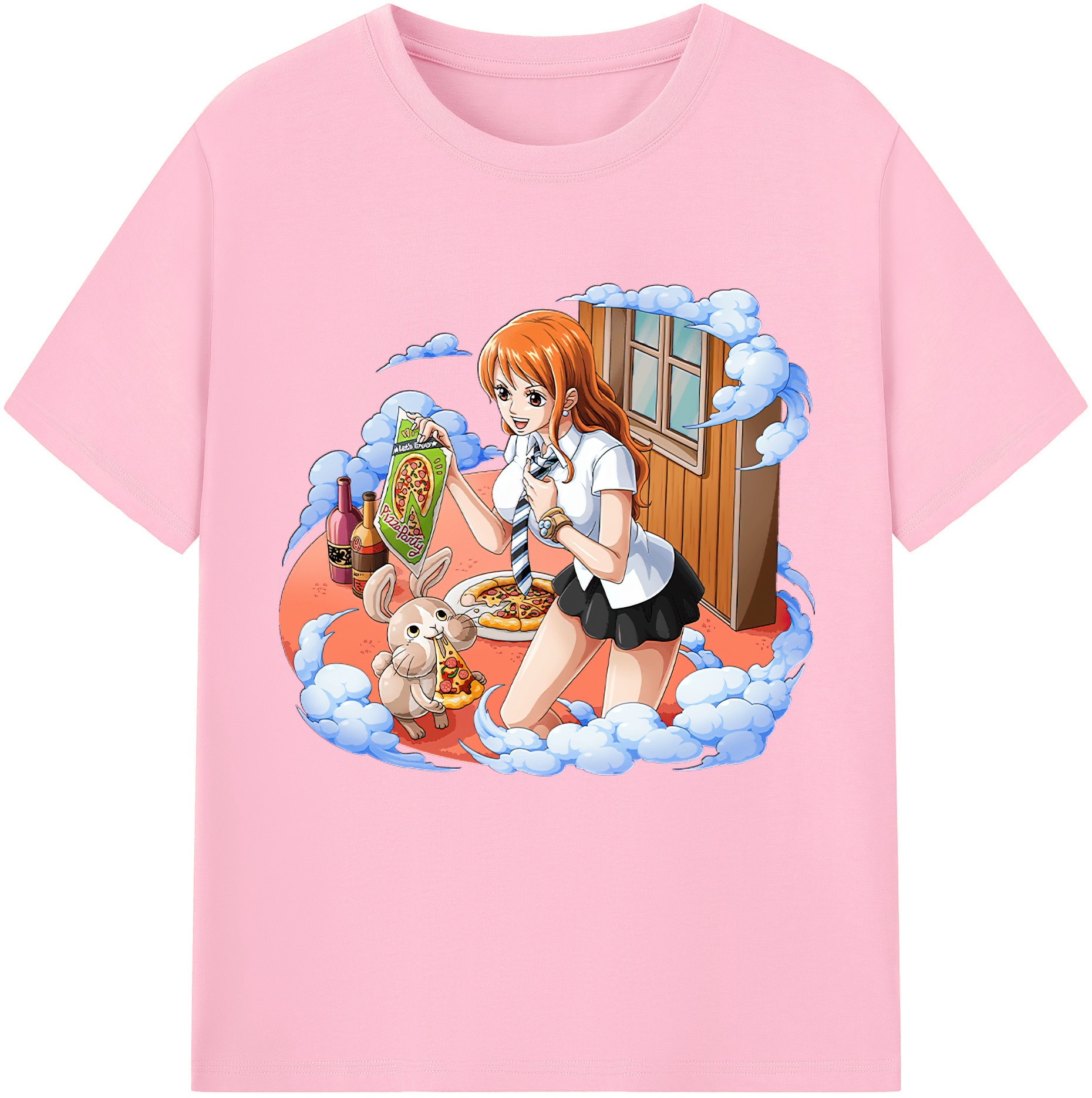ワンピース ナミ ONE PIECE Nami 綿100％半袖Tシャツ（フロントプリント）