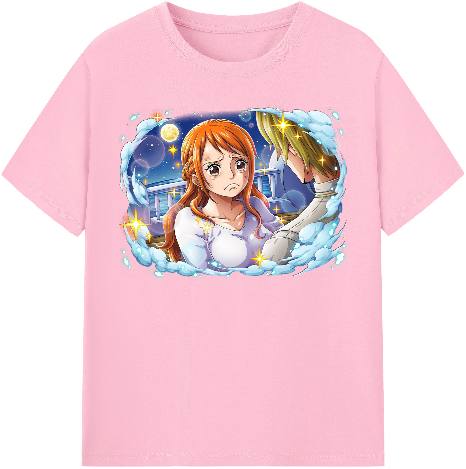ワンピース ナミ ONE PIECE Nami 綿100％半袖Tシャツ（フロントプリント）