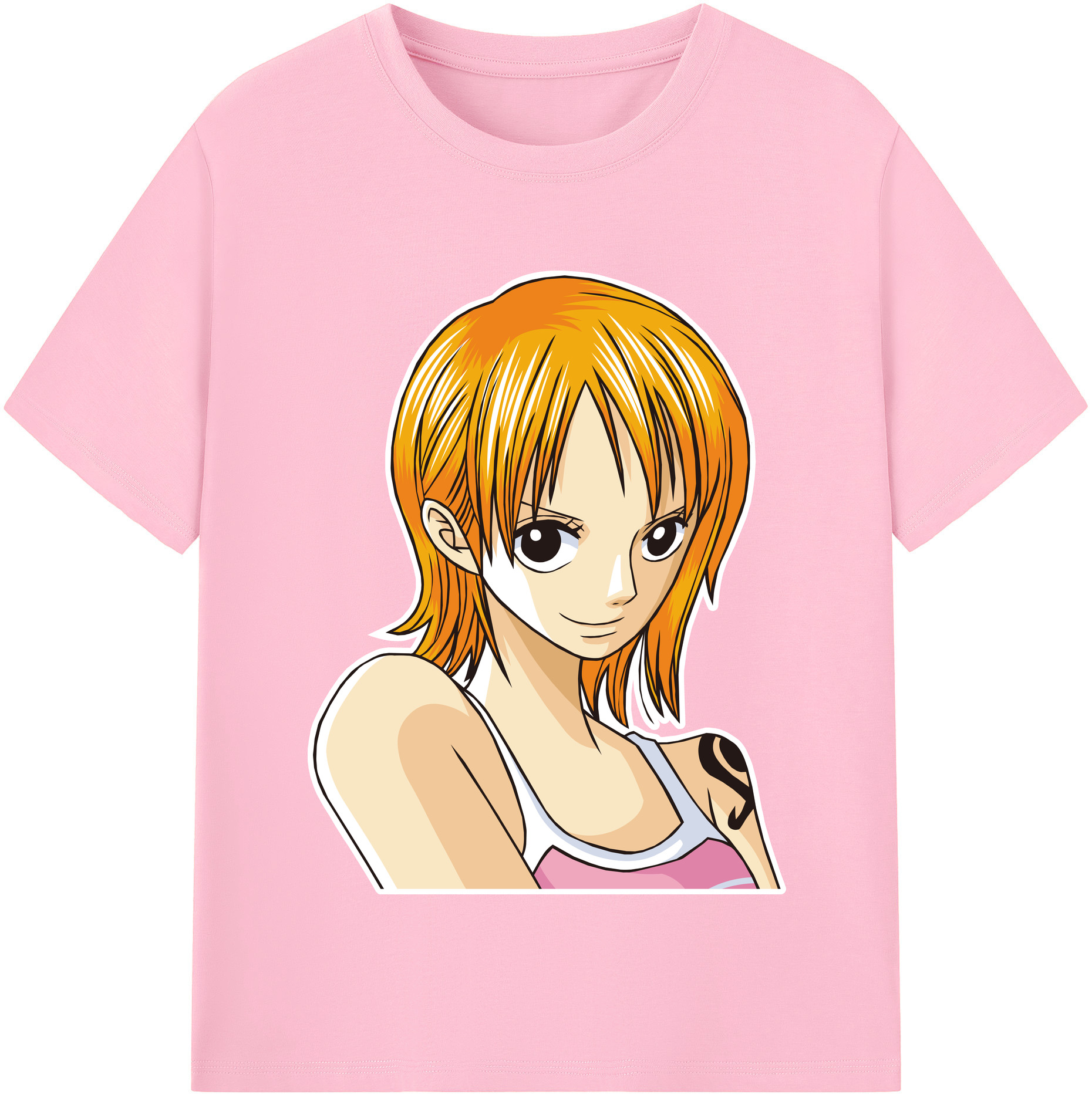 ワンピース ナミ ONE PIECE Nami 綿100％半袖Tシャツ（フロントプリント）