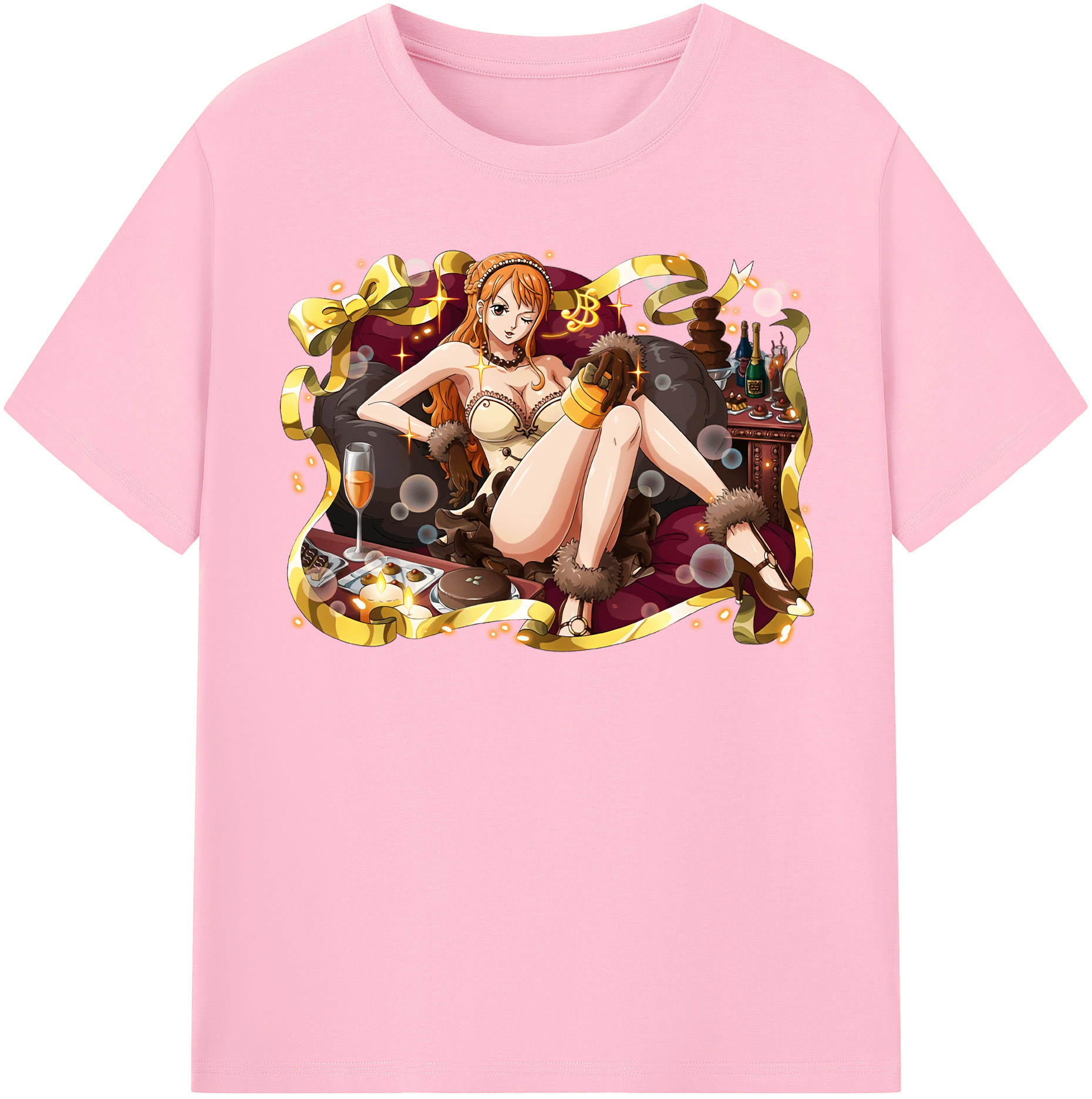 ワンピース ナミ ONE PIECE Nami 綿100％半袖Tシャツ（フロントプリント）