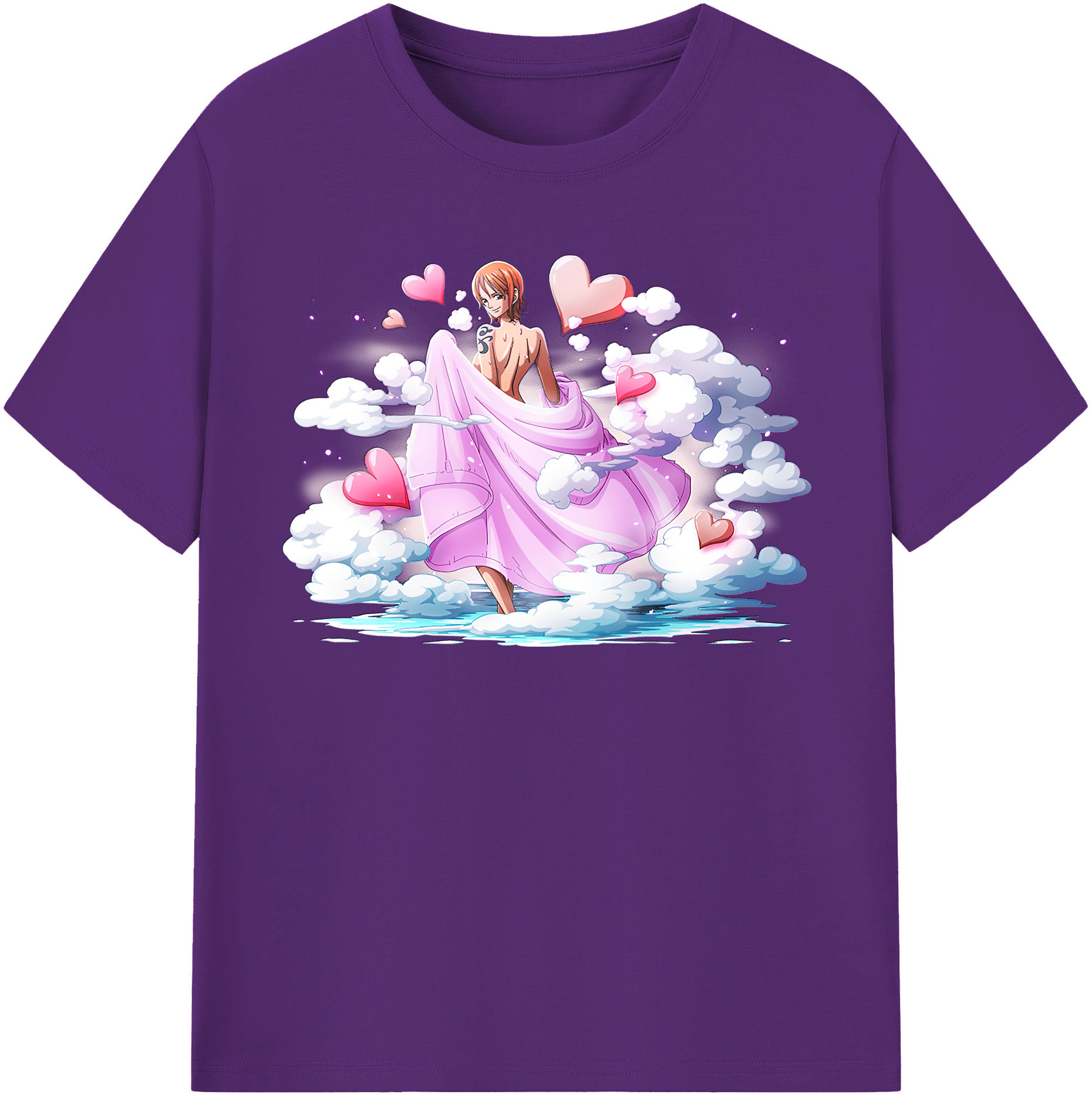 ワンピース ナミ ONE PIECE Nami 綿100％半袖Tシャツ（フロントプリント）