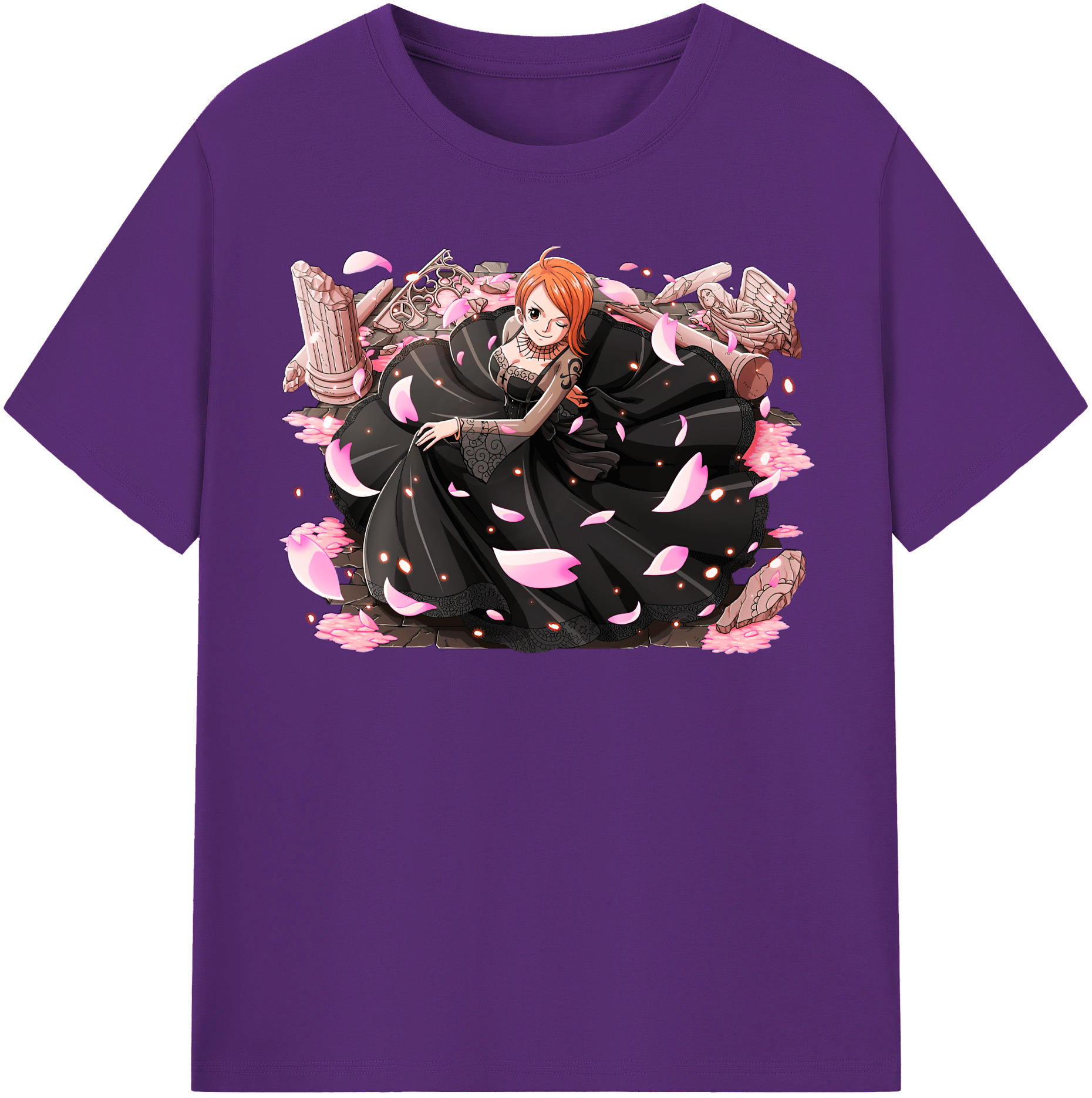 ワンピース ナミ ONE PIECE Nami 綿100％半袖Tシャツ（フロントプリント）