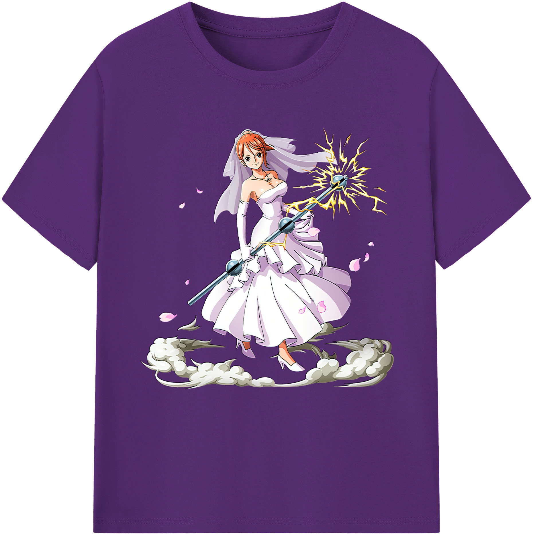 ワンピース ナミ ONE PIECE Nami 綿100％半袖Tシャツ（フロントプリント）