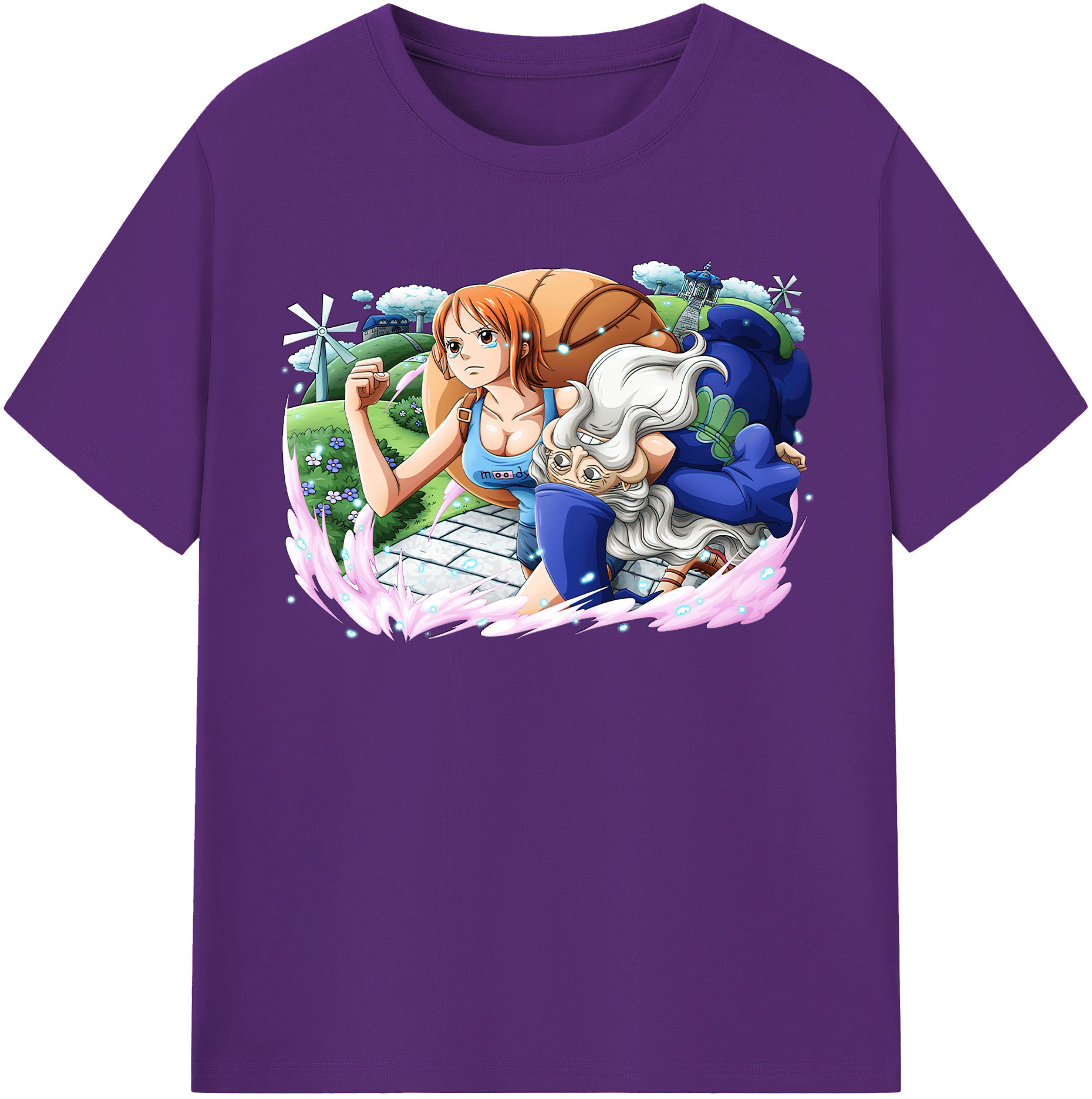 ワンピース ナミ ONE PIECE Nami 綿100％半袖Tシャツ（フロントプリント）