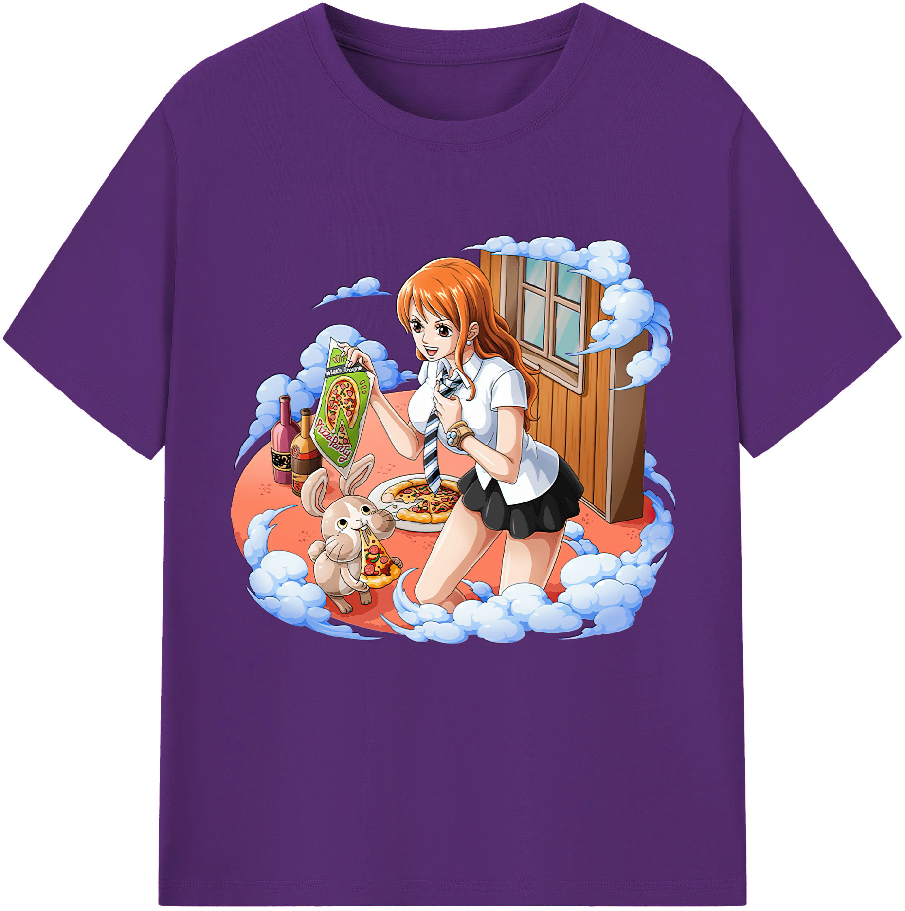 ワンピース ナミ ONE PIECE Nami 綿100％半袖Tシャツ（フロントプリント）
