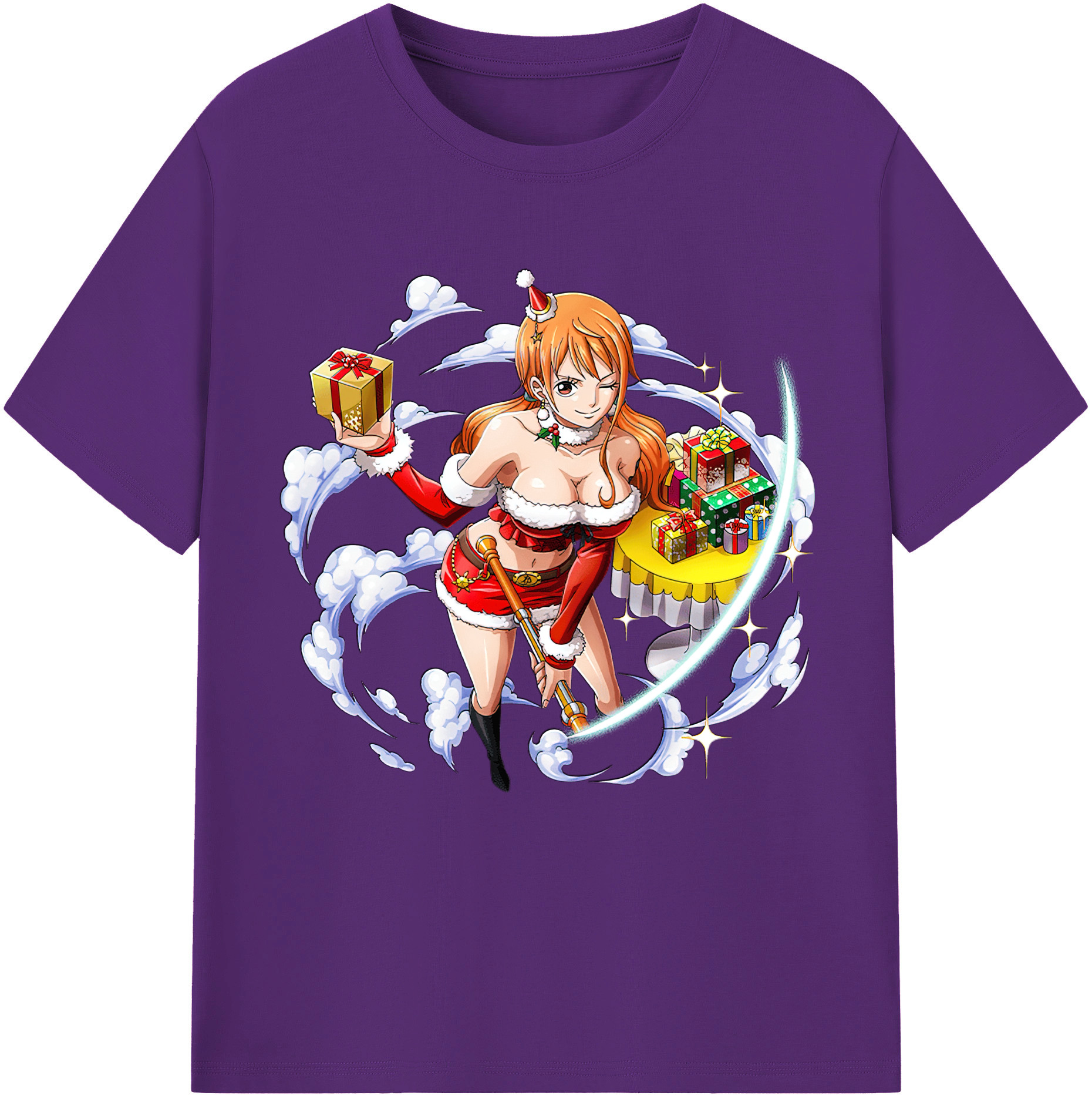 ワンピース ナミ ONE PIECE Nami 綿100％半袖Tシャツ（フロントプリント）