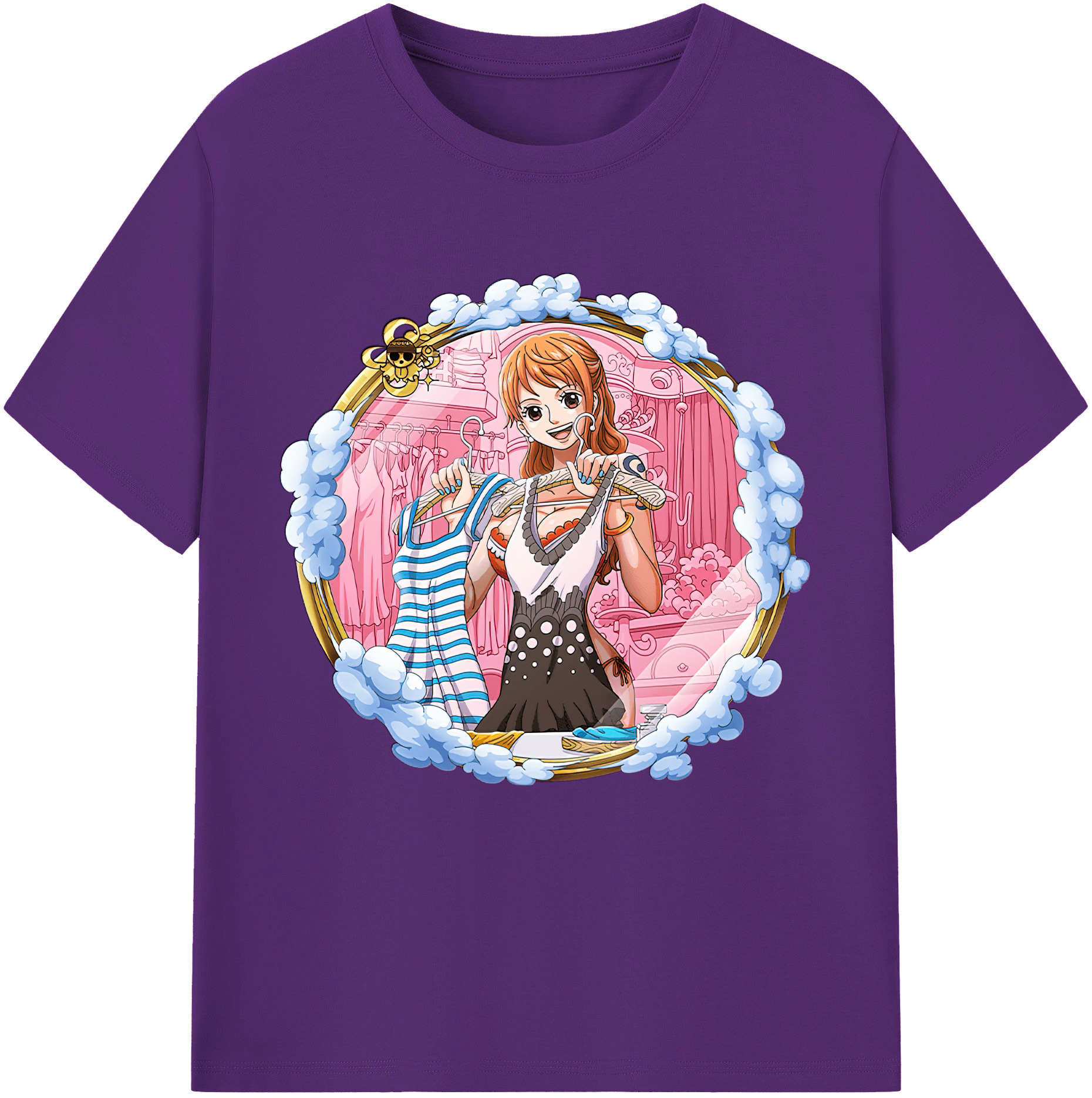 ワンピース ナミ ONE PIECE Nami 綿100％半袖Tシャツ（フロントプリント）