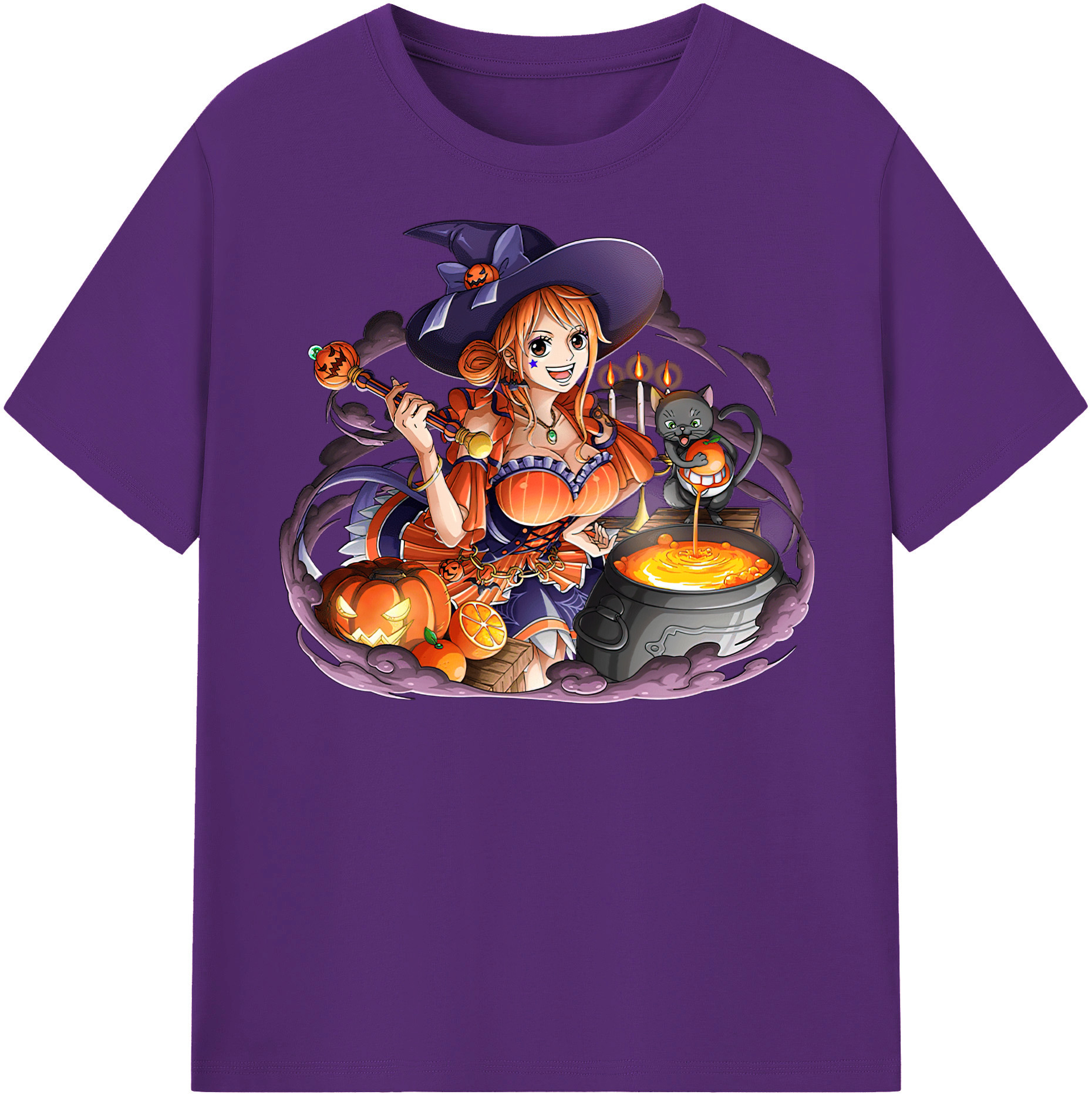 ワンピース ナミ ONE PIECE Nami 綿100％半袖Tシャツ（フロントプリント）