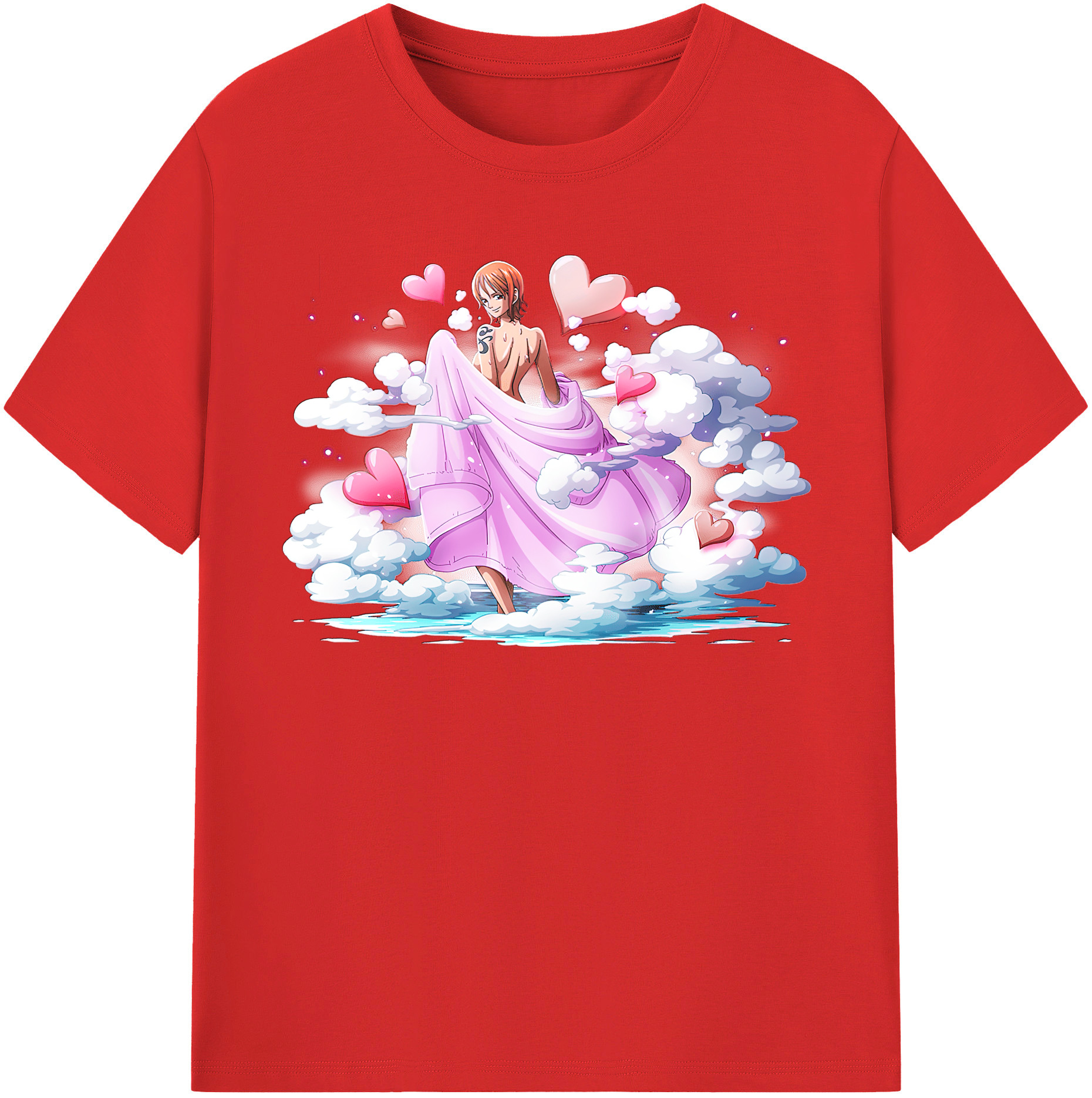 ワンピース ナミ ONE PIECE Nami 綿100％半袖Tシャツ（フロントプリント）