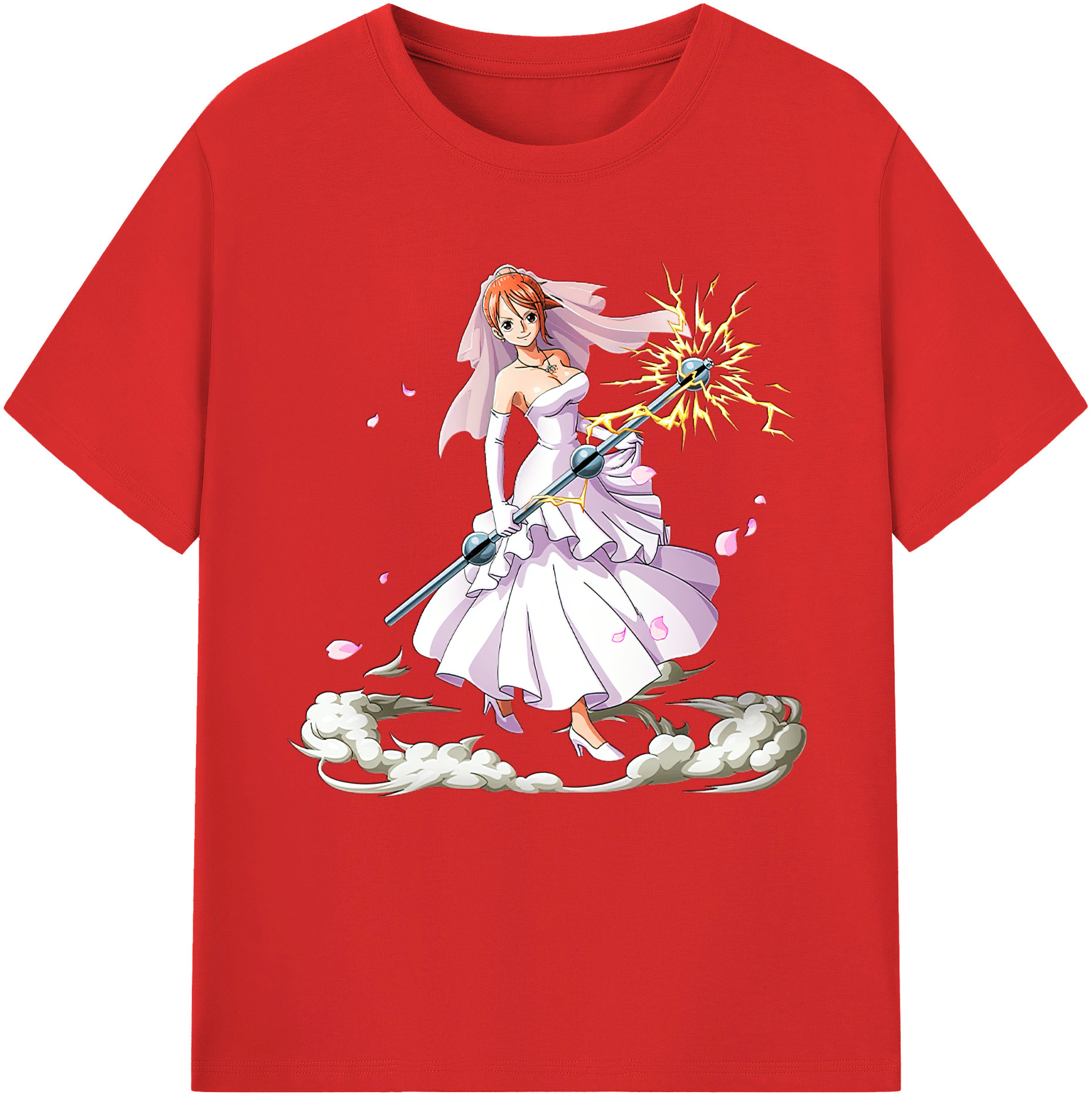 ワンピース ナミ ONE PIECE Nami 綿100％半袖Tシャツ（フロントプリント）