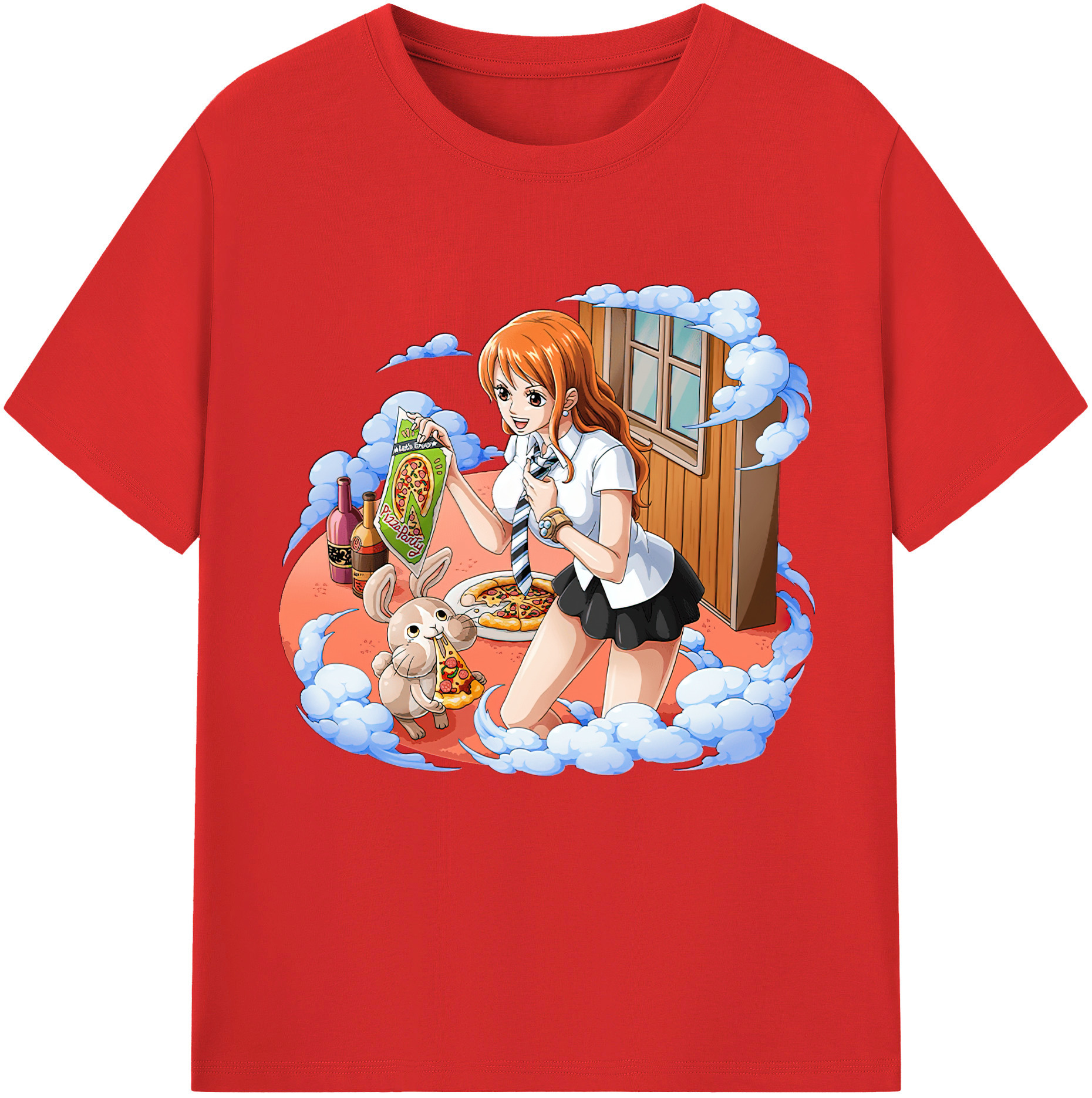 ワンピース ナミ ONE PIECE Nami 綿100％半袖Tシャツ（フロントプリント）