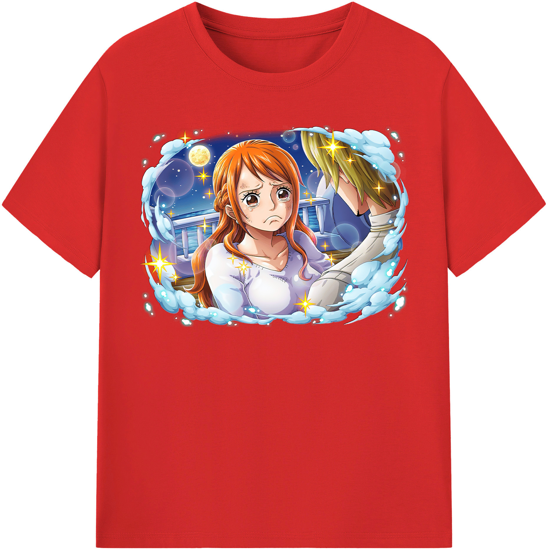 ワンピース ナミ ONE PIECE Nami 綿100％半袖Tシャツ（フロントプリント）