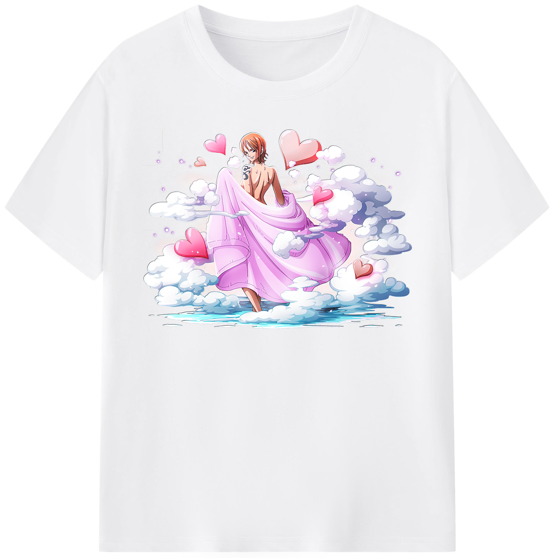 ワンピース ナミ ONE PIECE Nami 綿100％半袖Tシャツ（フロントプリント）