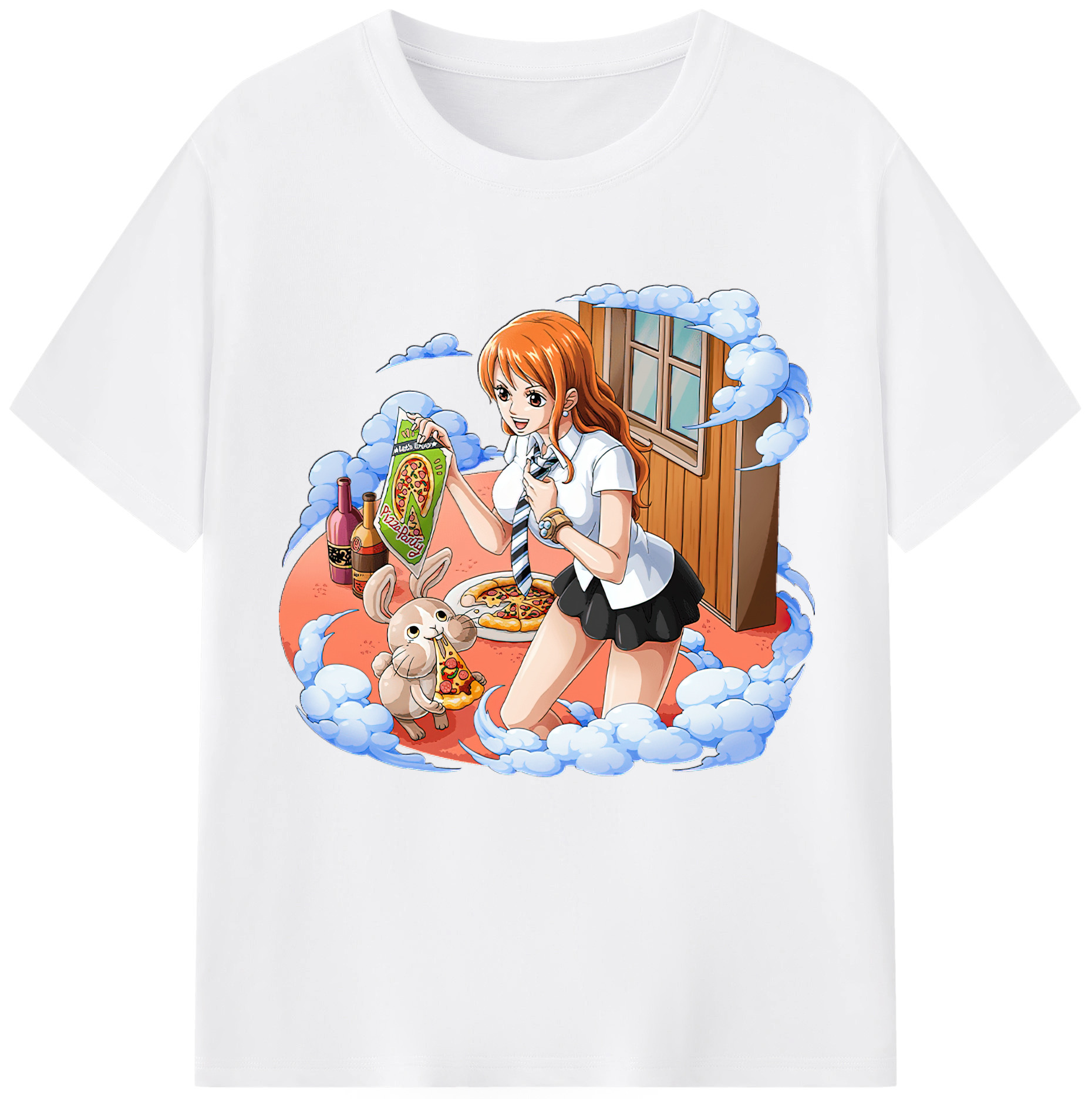 ワンピース ナミ ONE PIECE Nami 綿100％半袖Tシャツ（フロントプリント）