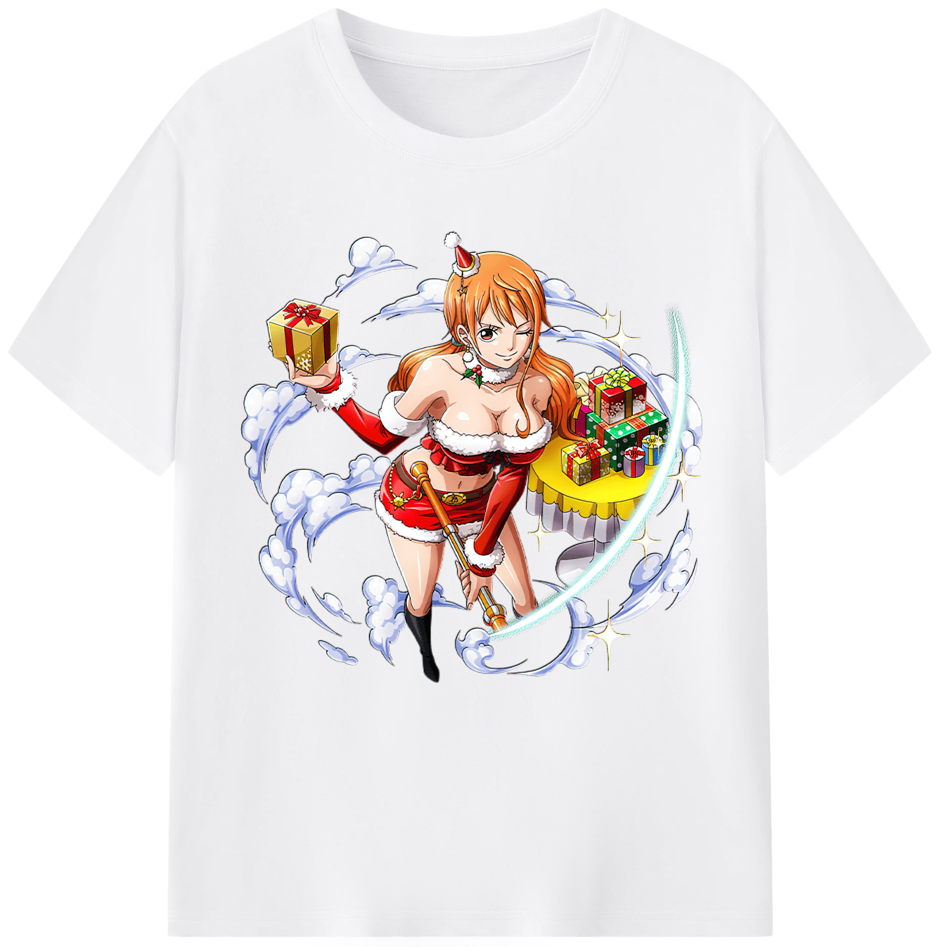ワンピース ナミ ONE PIECE Nami 綿100％半袖Tシャツ（フロントプリント）