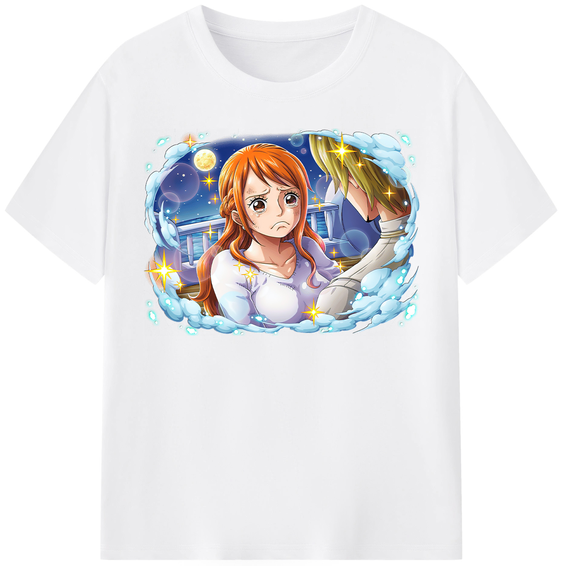 ワンピース ナミ ONE PIECE Nami 綿100％半袖Tシャツ（フロントプリント）