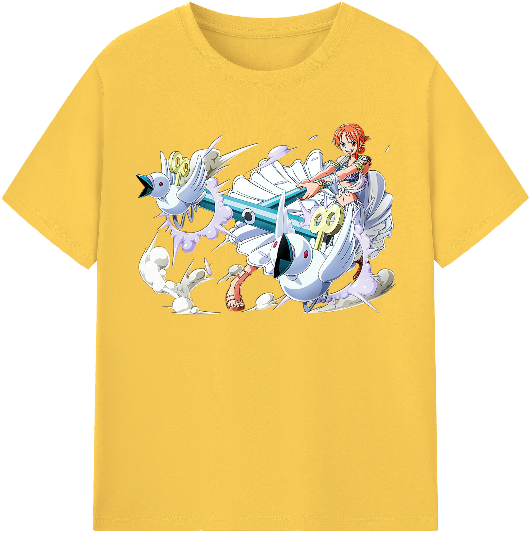 ワンピース ナミ ONE PIECE Nami 綿100％半袖Tシャツ（フロントプリント）