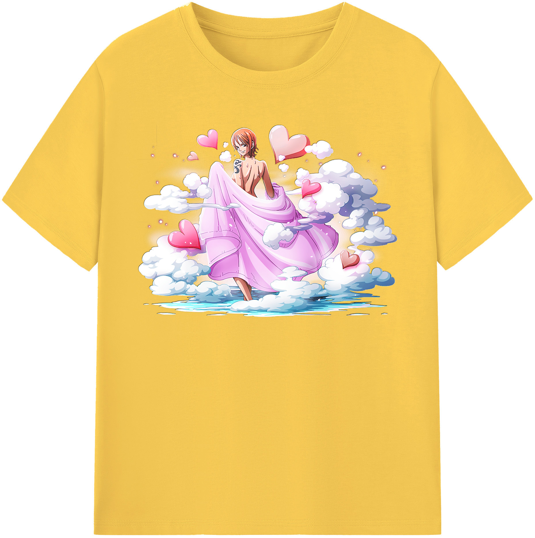 ワンピース ナミ ONE PIECE Nami 綿100％半袖Tシャツ（フロントプリント）