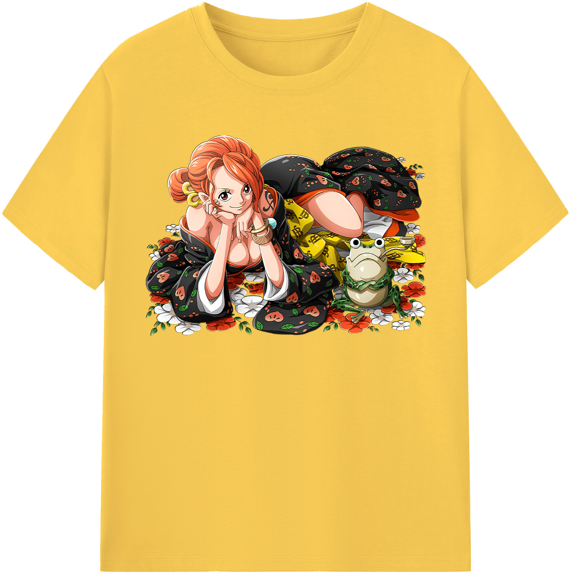 ワンピース ナミ ONE PIECE Nami 綿100％半袖Tシャツ（フロントプリント）