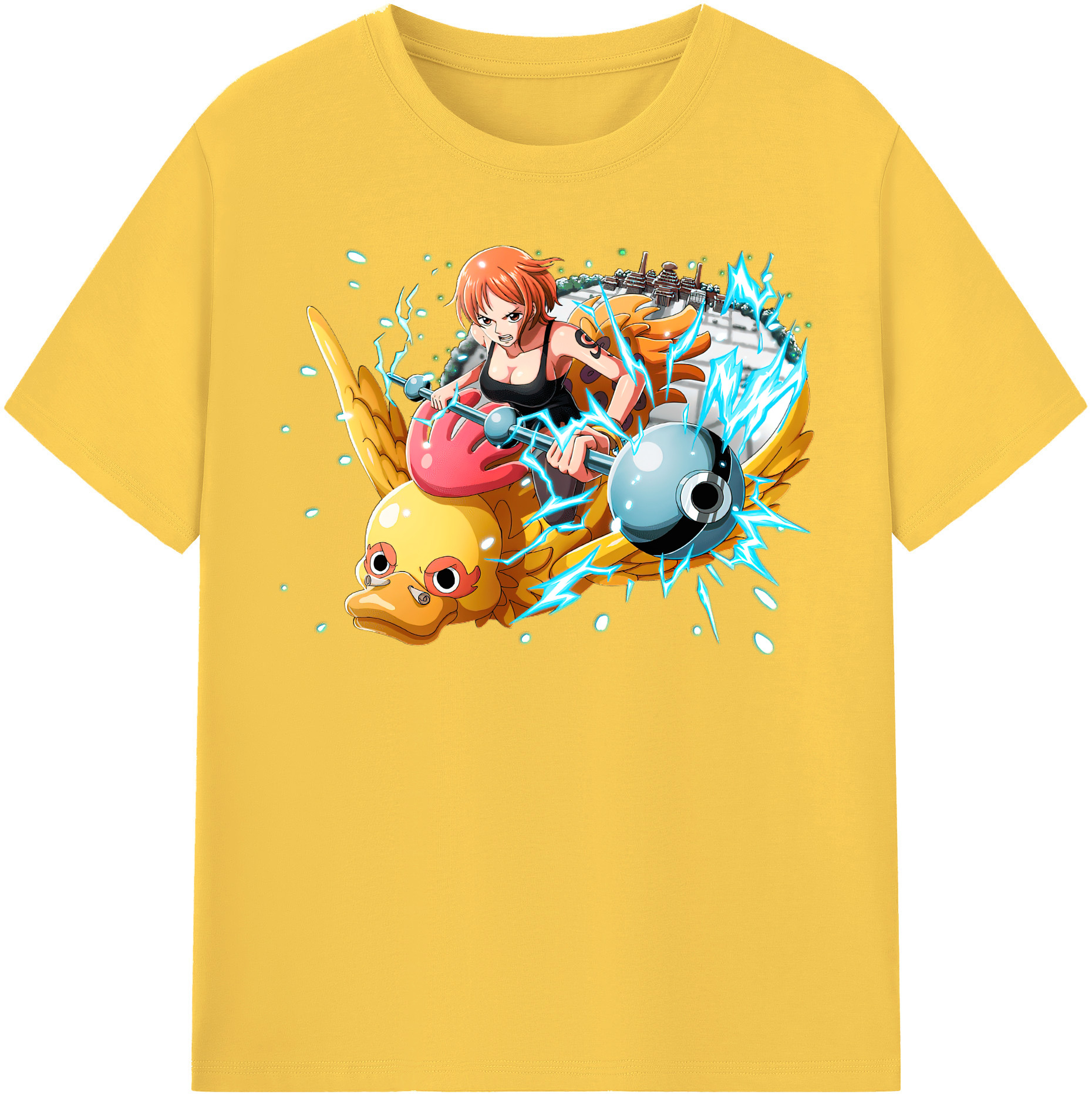 ワンピース ナミ ONE PIECE Nami 綿100％半袖Tシャツ（フロントプリント）