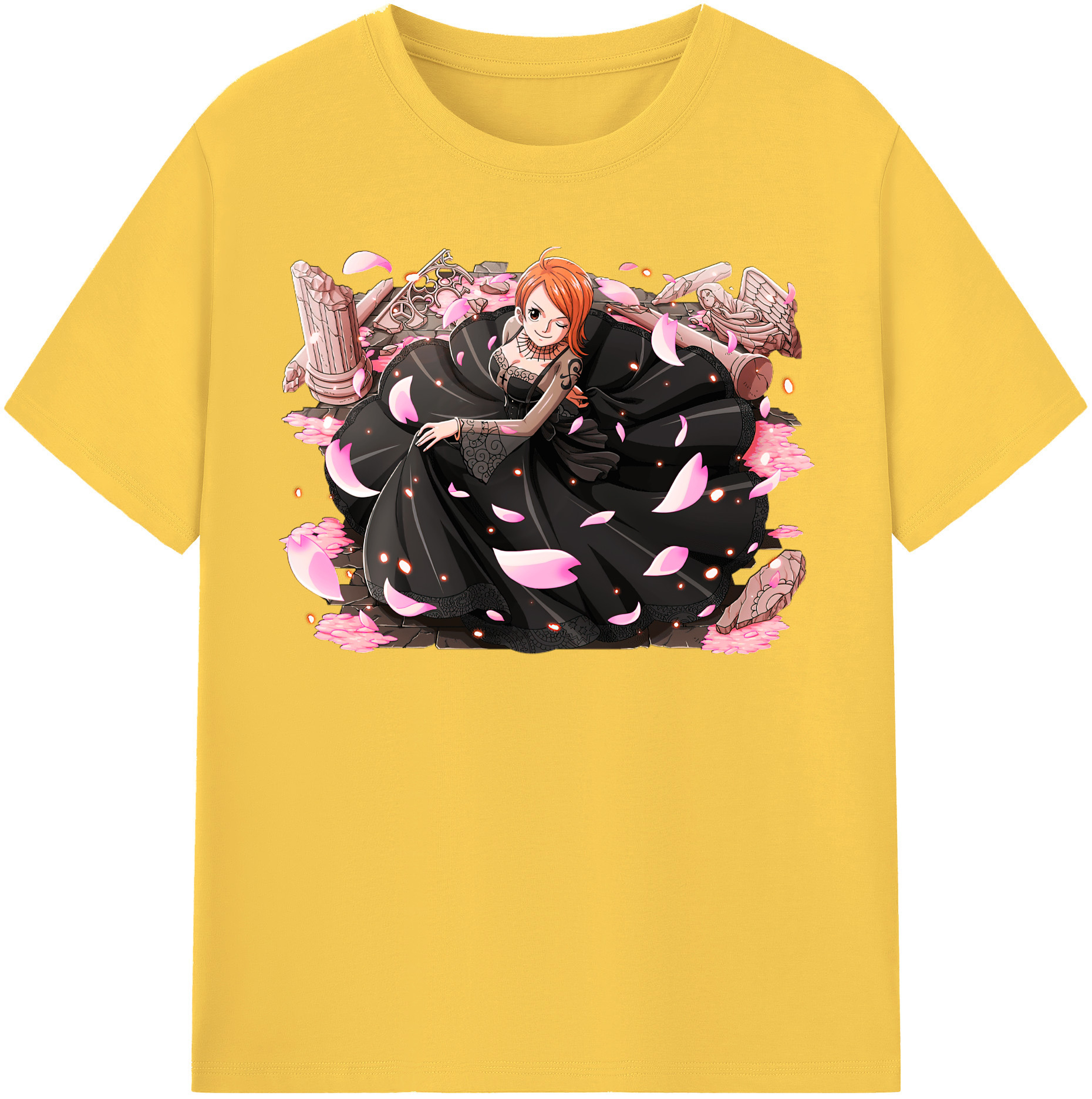 ワンピース ナミ ONE PIECE Nami 綿100％半袖Tシャツ（フロントプリント）