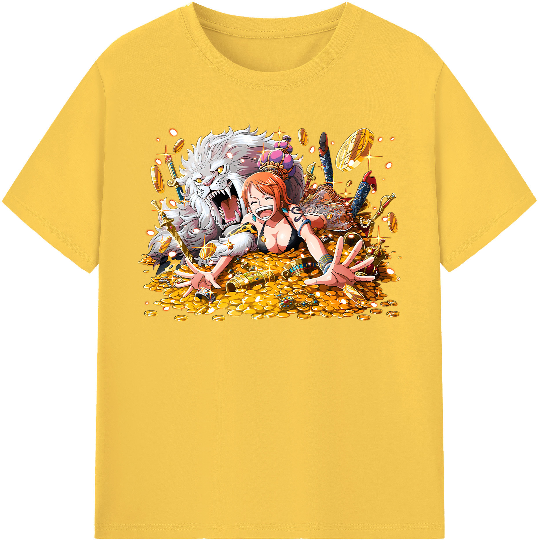ワンピース ナミ ONE PIECE Nami 綿100％半袖Tシャツ（フロントプリント）
