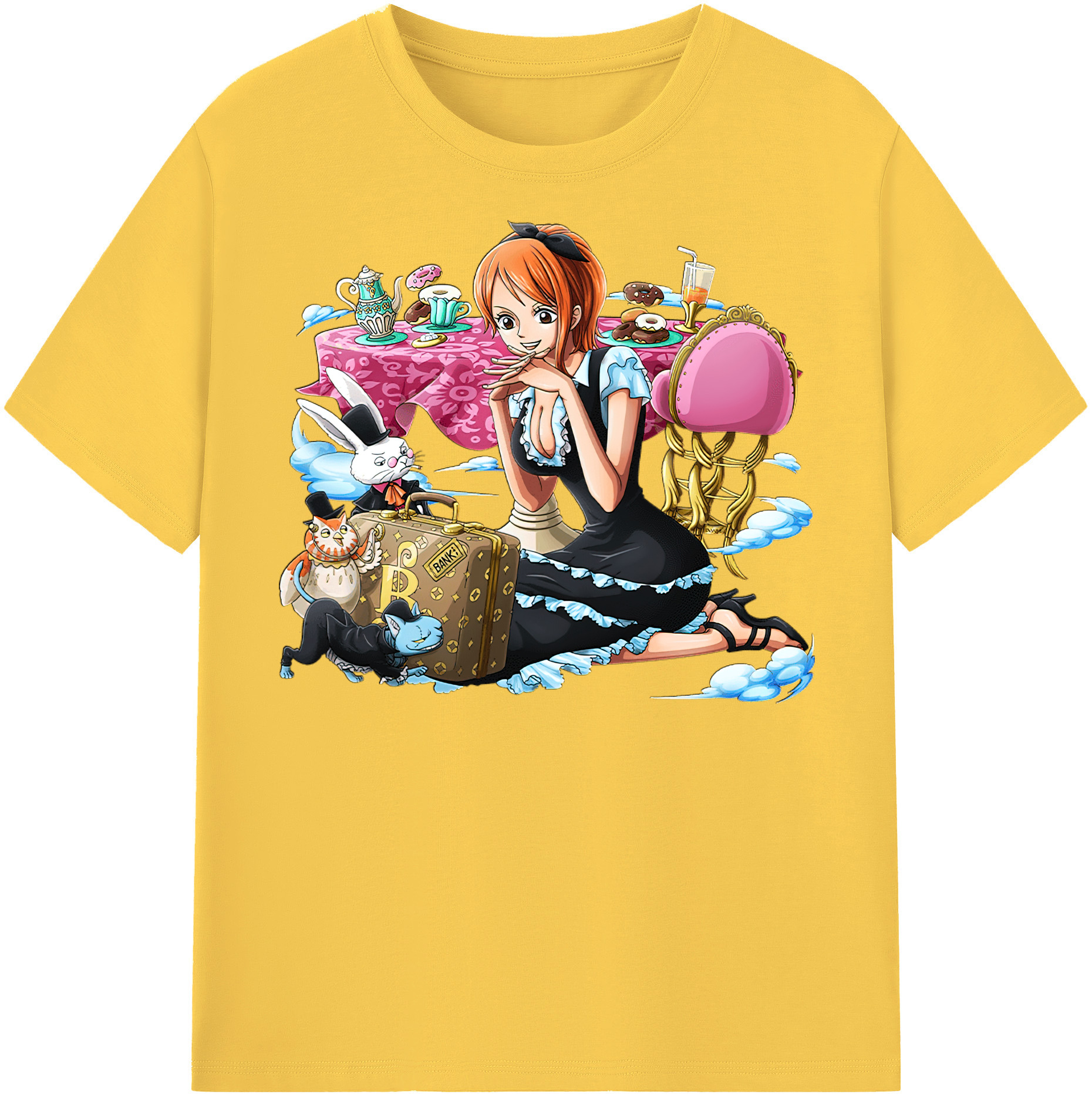 ワンピース ナミ ONE PIECE Nami 綿100％半袖Tシャツ（フロントプリント）