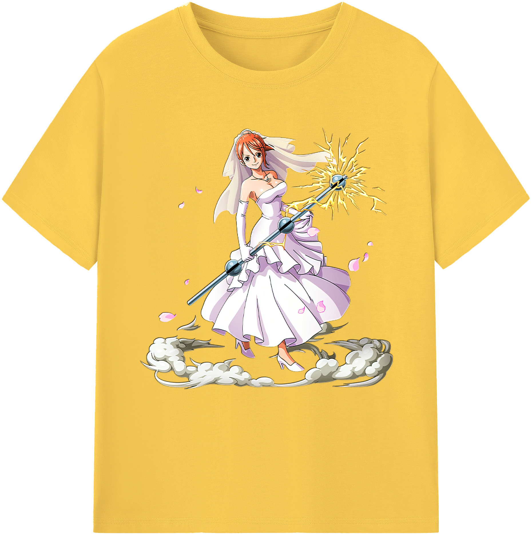 ワンピース ナミ ONE PIECE Nami 綿100％半袖Tシャツ（フロントプリント）