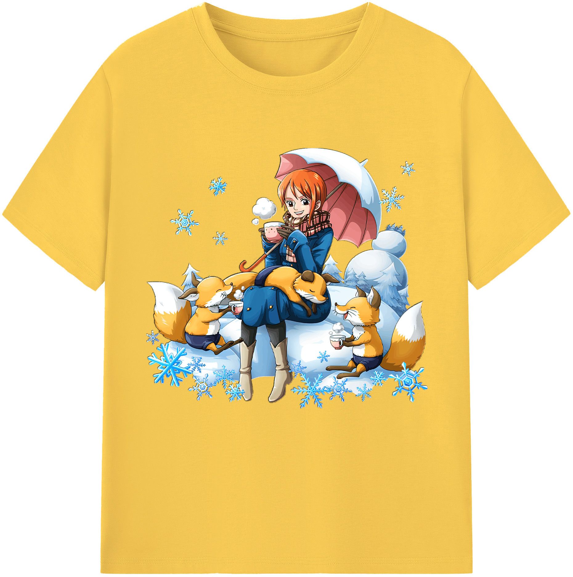 ワンピース ナミ ONE PIECE Nami 綿100％半袖Tシャツ（フロントプリント）