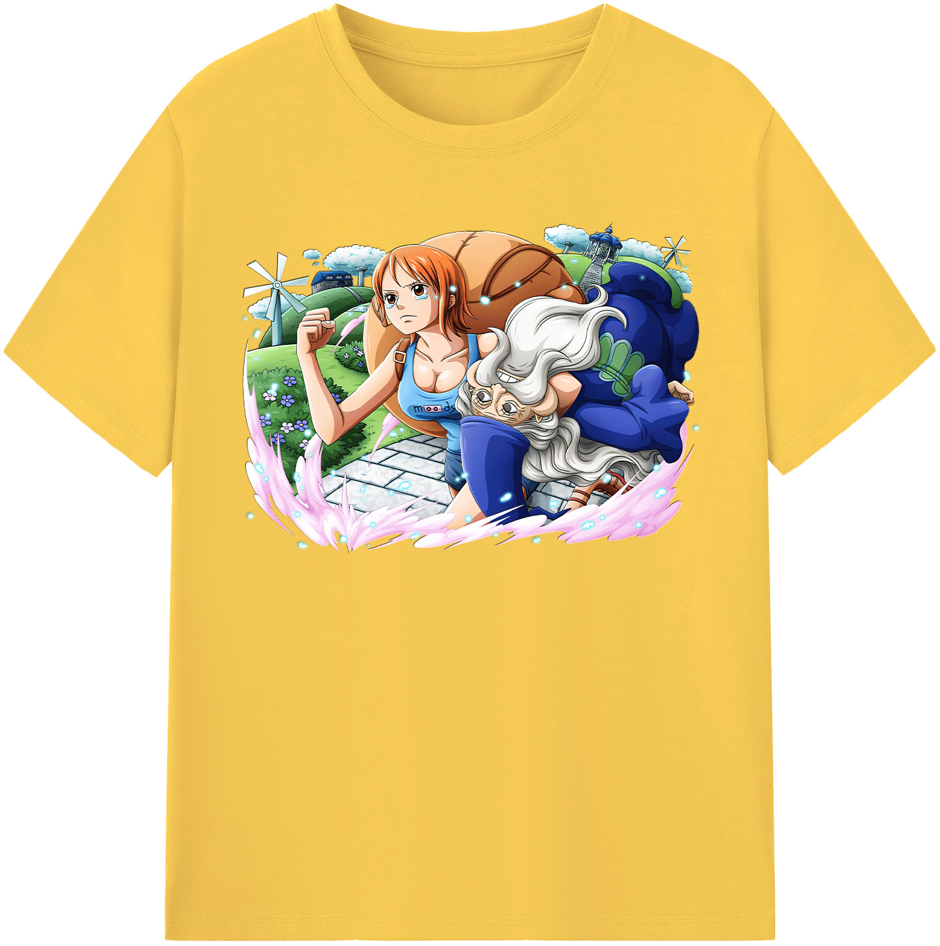 ワンピース ナミ ONE PIECE Nami 綿100％半袖Tシャツ（フロントプリント）
