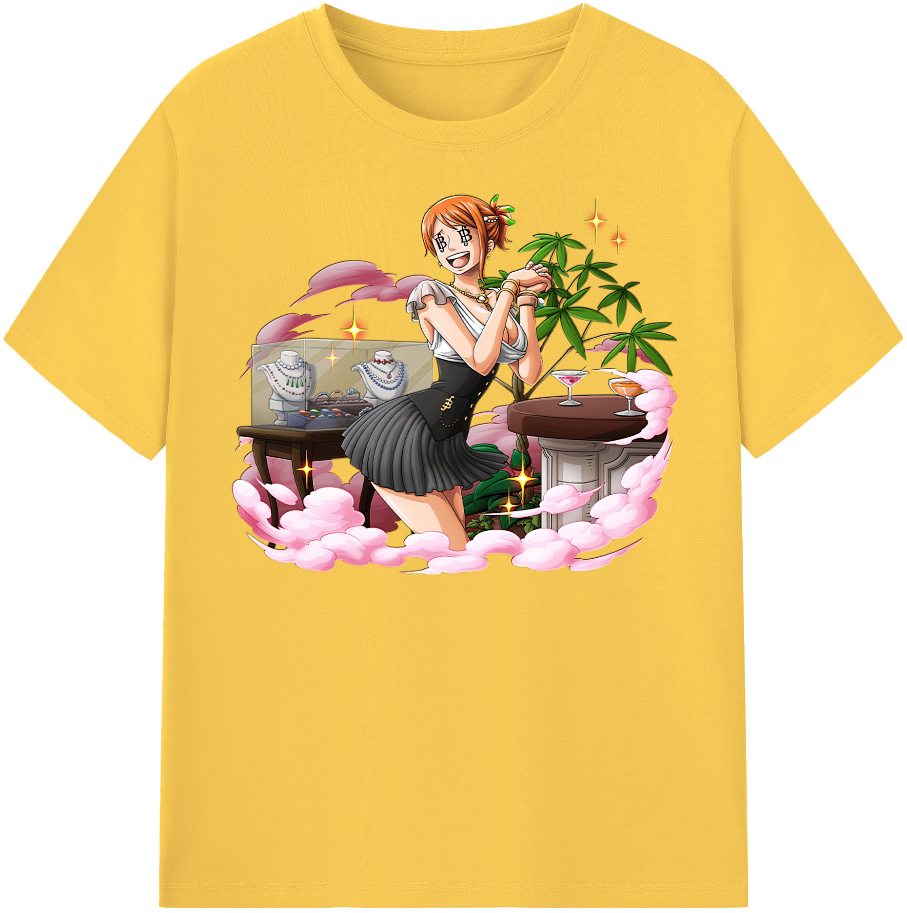 ワンピース ナミ ONE PIECE Nami 綿100％半袖Tシャツ（フロントプリント）