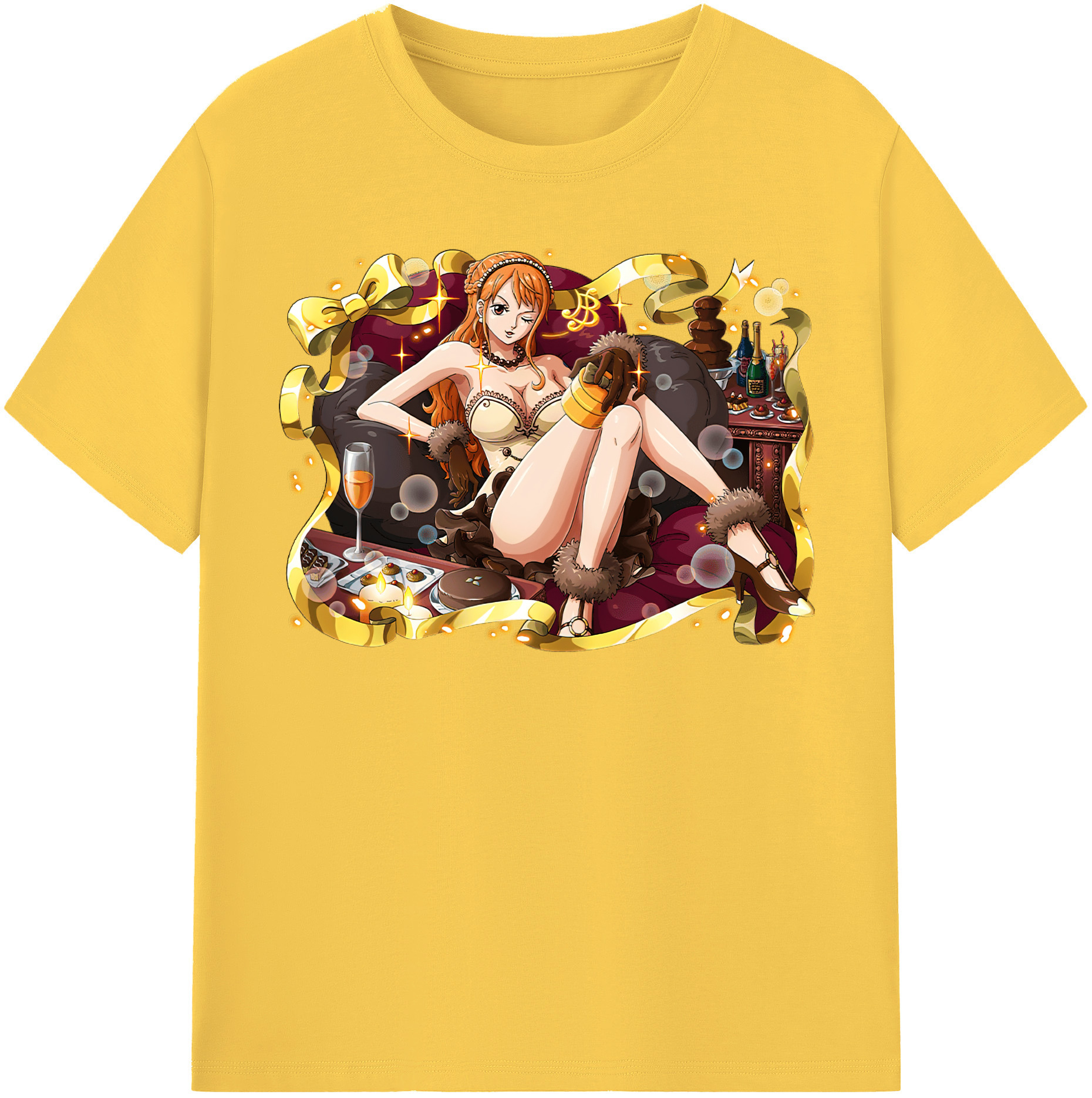 ワンピース ナミ ONE PIECE Nami 綿100％半袖Tシャツ（フロントプリント）