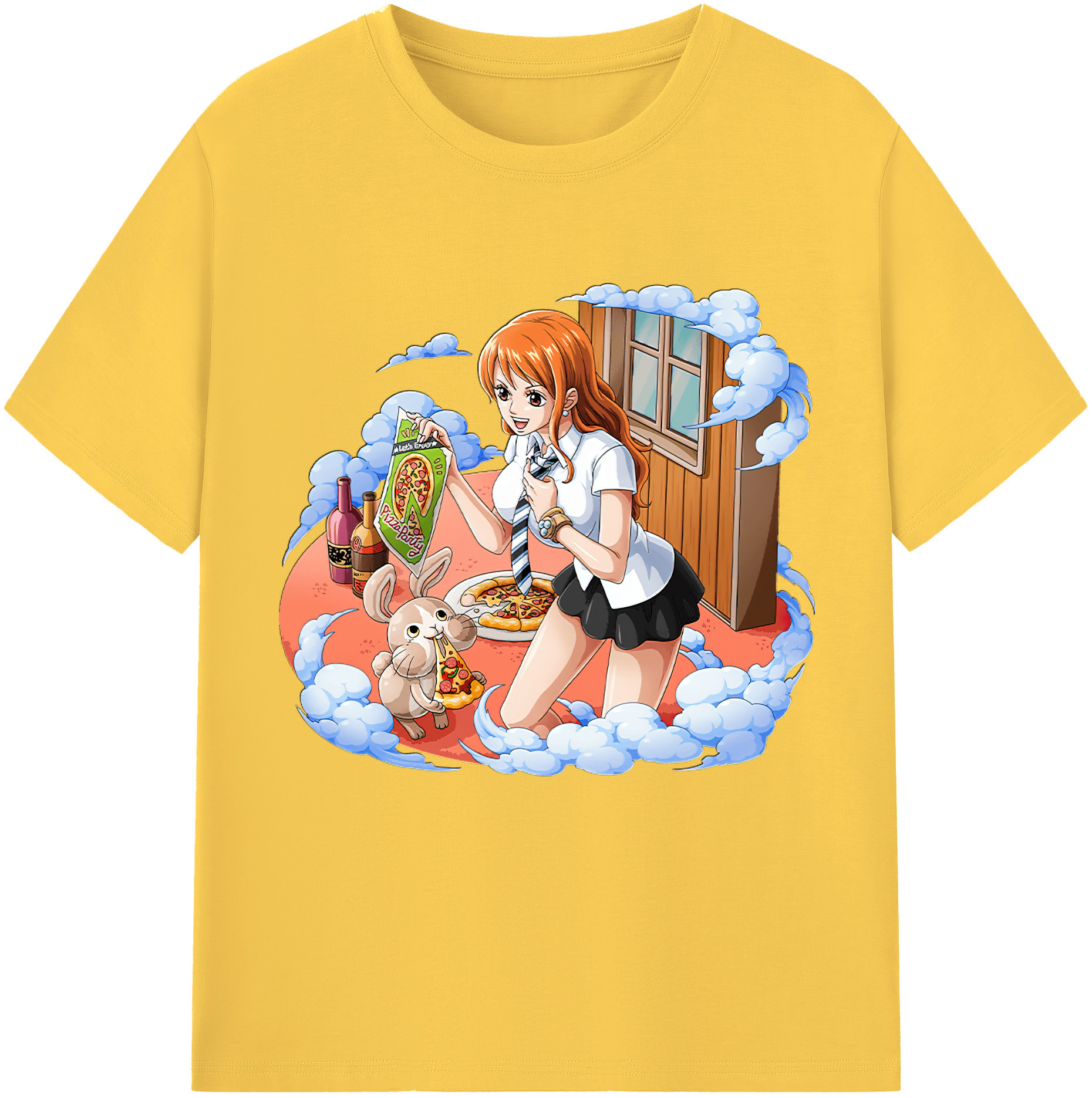 ワンピース ナミ ONE PIECE Nami 綿100％半袖Tシャツ（フロントプリント）