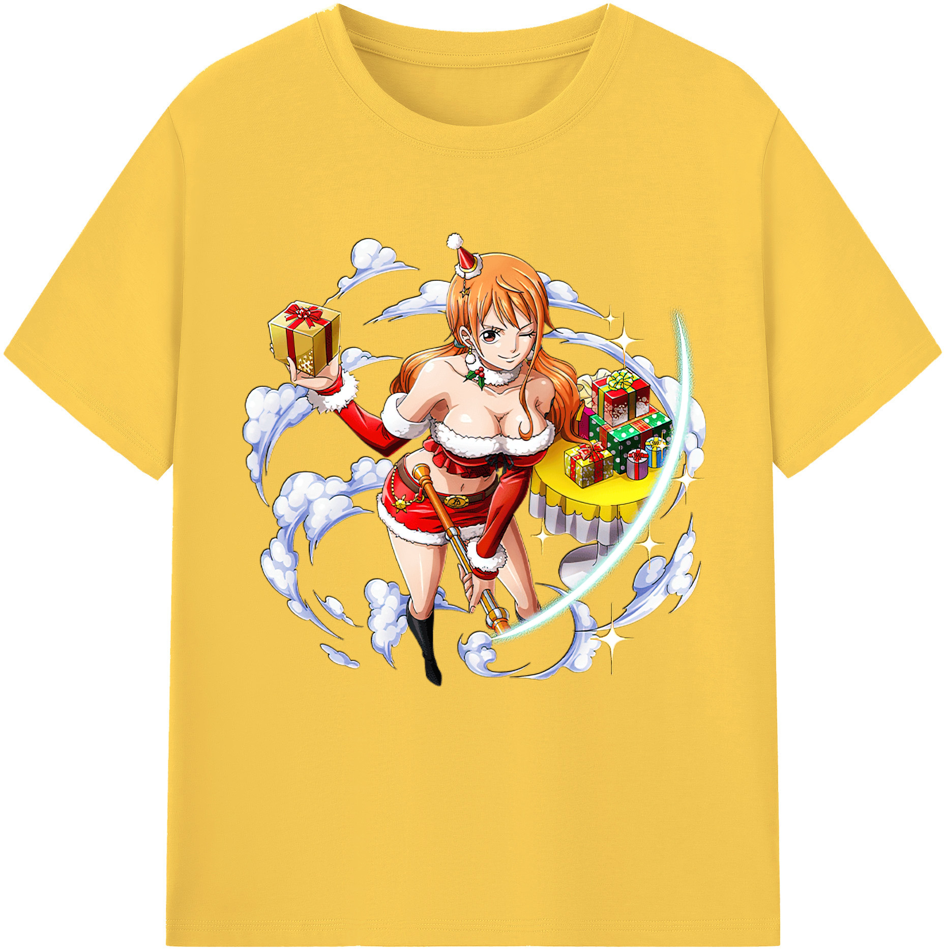ワンピース ナミ ONE PIECE Nami 綿100％半袖Tシャツ（フロントプリント）