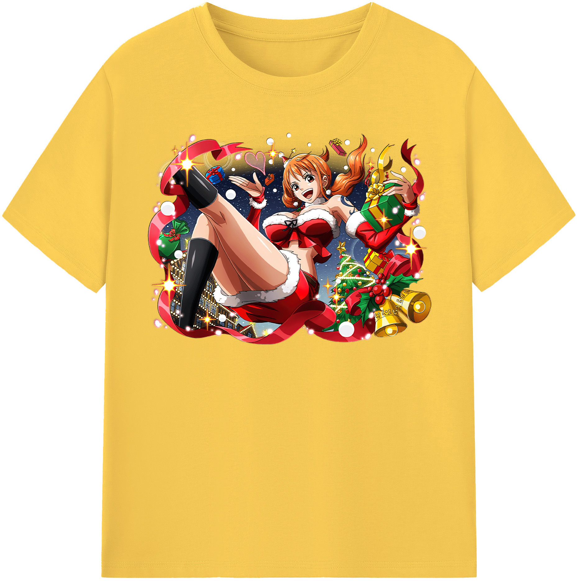 ワンピース ナミ ONE PIECE Nami 綿100％半袖Tシャツ（フロントプリント）