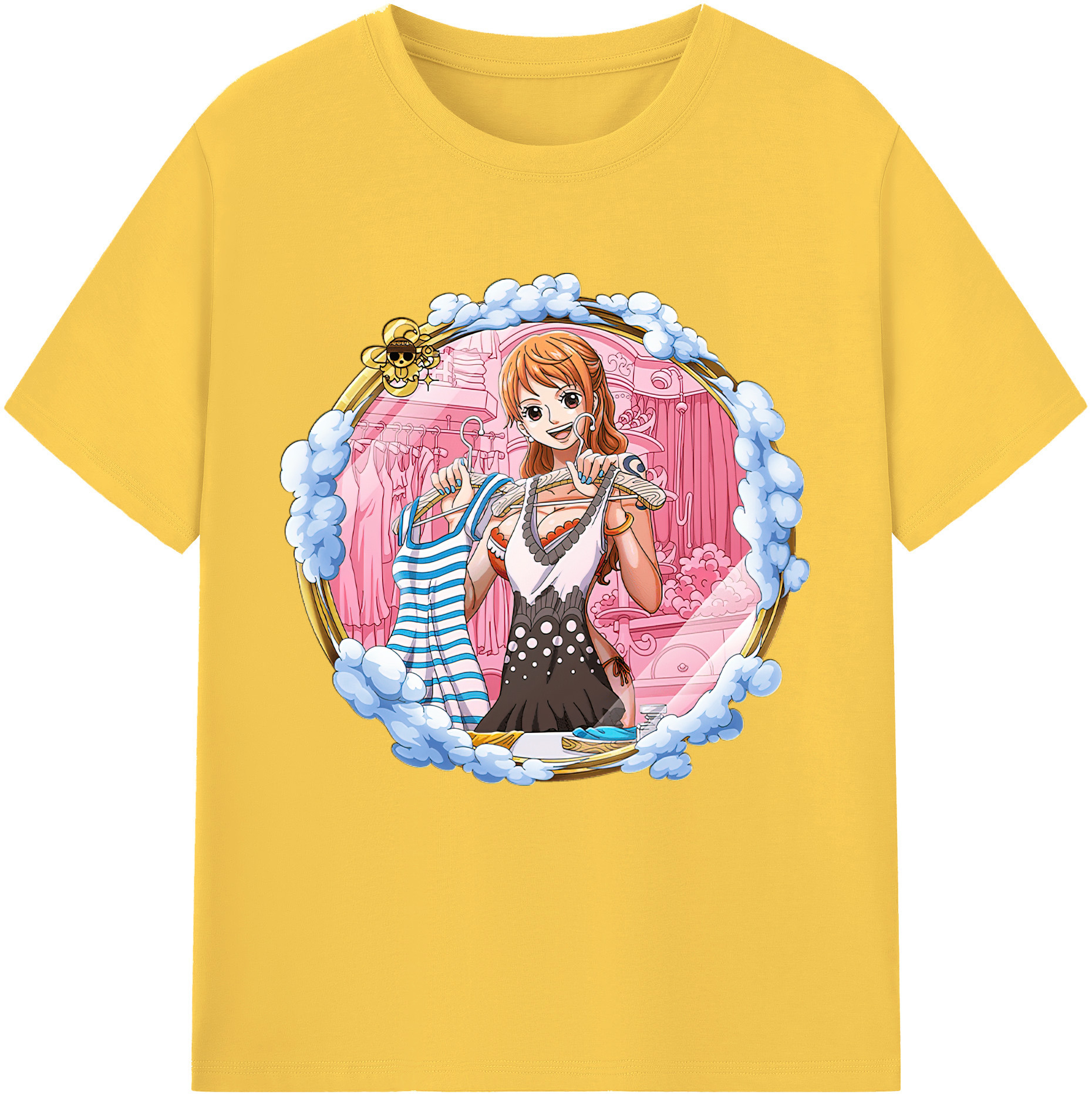 ワンピース ナミ ONE PIECE Nami 綿100％半袖Tシャツ（フロントプリント）