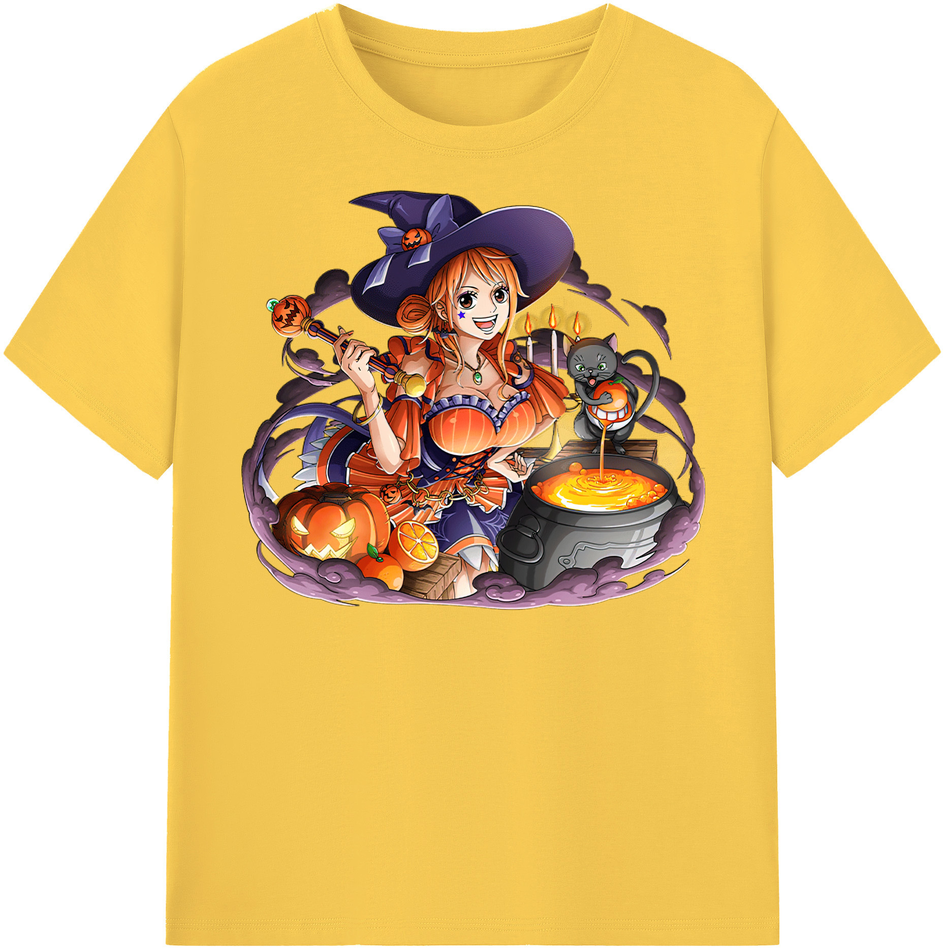 ワンピース ナミ ONE PIECE Nami 綿100％半袖Tシャツ（フロントプリント）