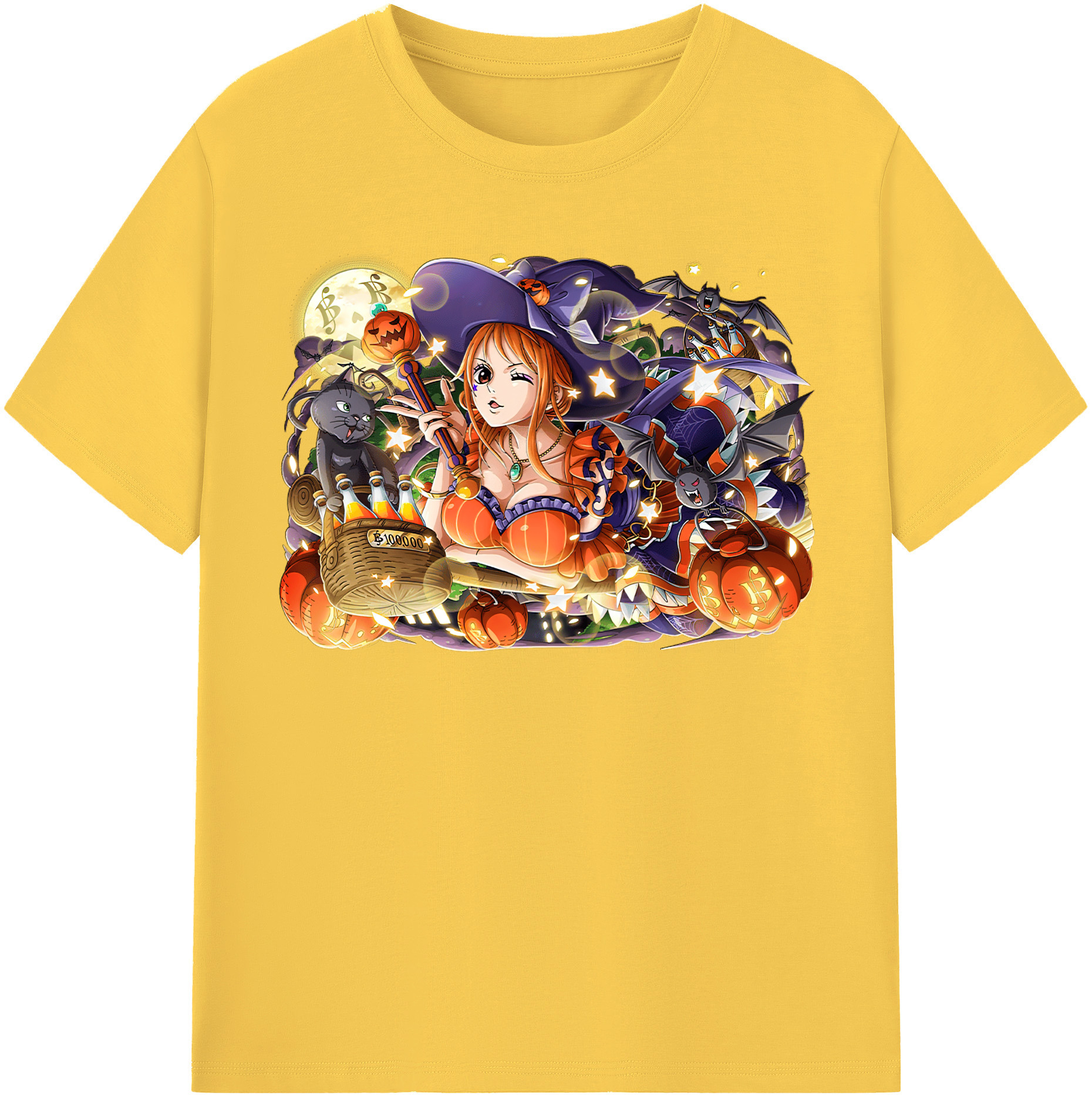 （画像用） ワンピース ナミ ONE PIECE Nami 綿100％半袖Tシャツ（フロントプリント）