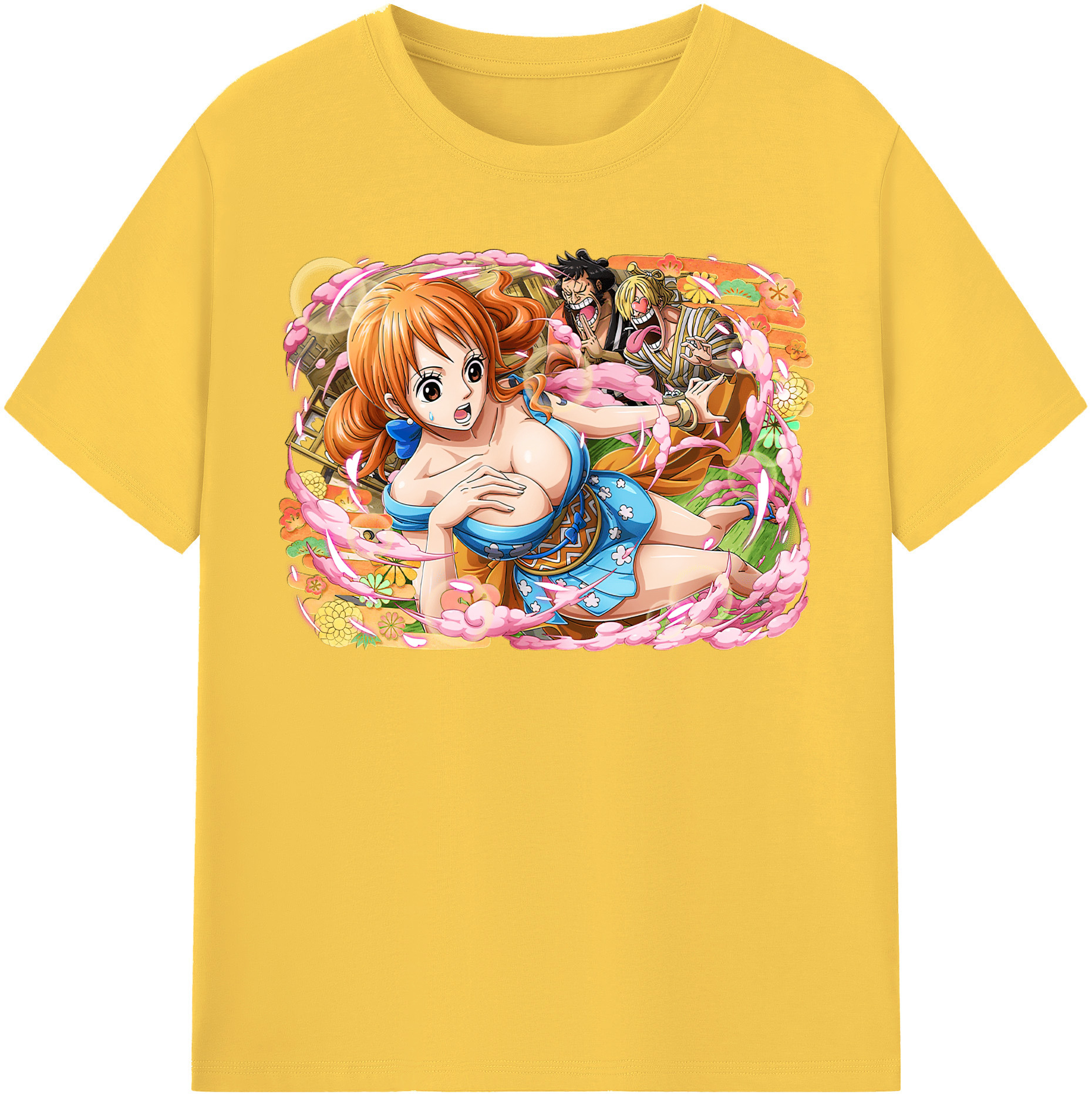ワンピース ナミ ONE PIECE Nami 綿100％半袖Tシャツ（フロントプリント）