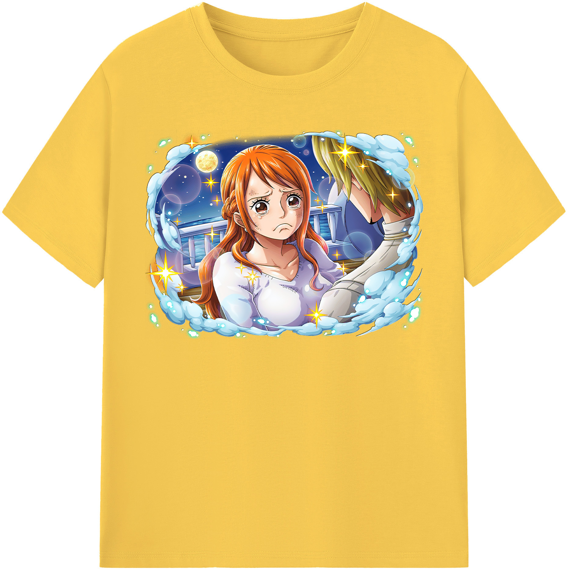 ワンピース ナミ ONE PIECE Nami 綿100％半袖Tシャツ（フロントプリント）