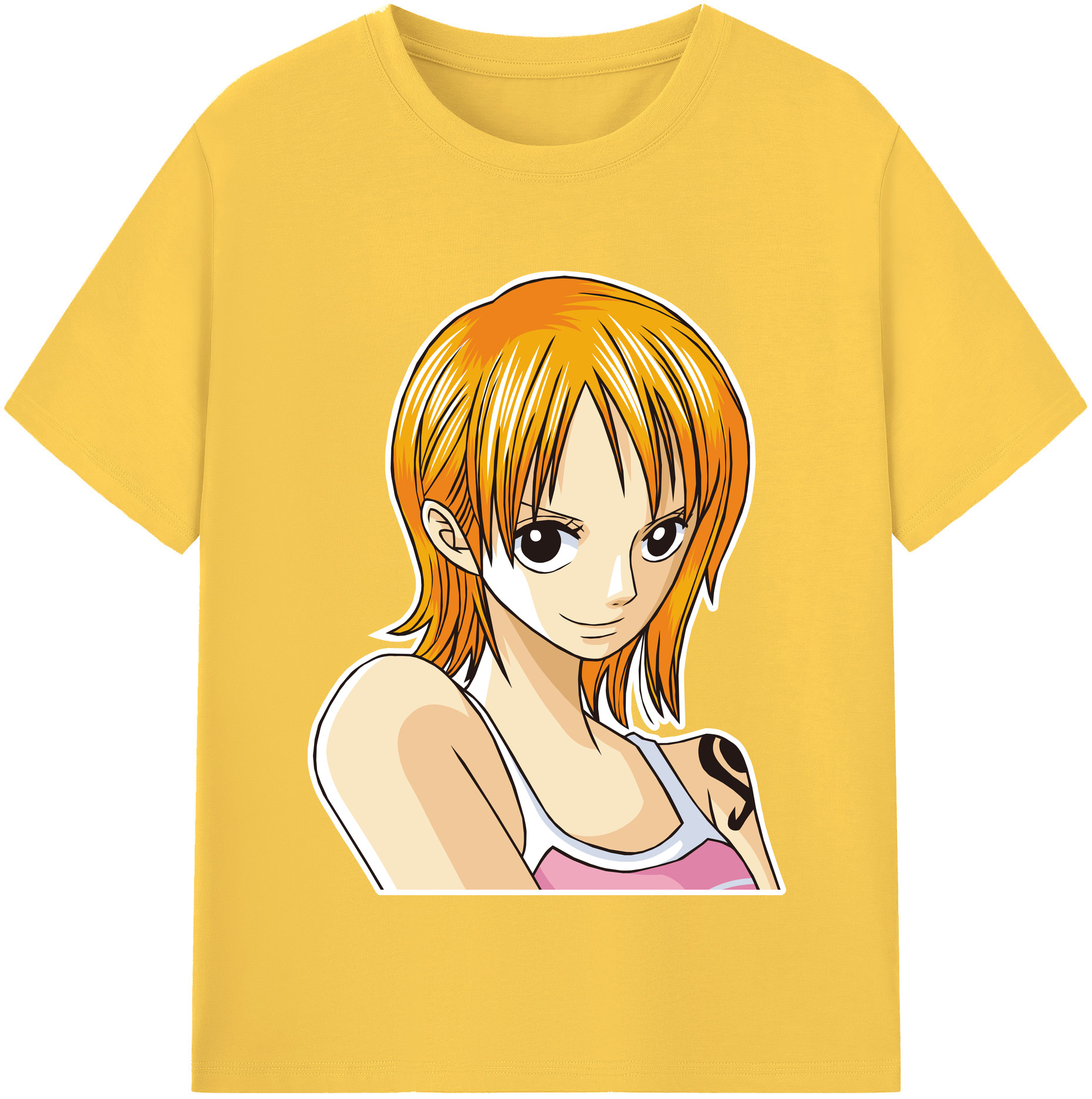 ワンピース ナミ ONE PIECE Nami 綿100％半袖Tシャツ（フロントプリント）