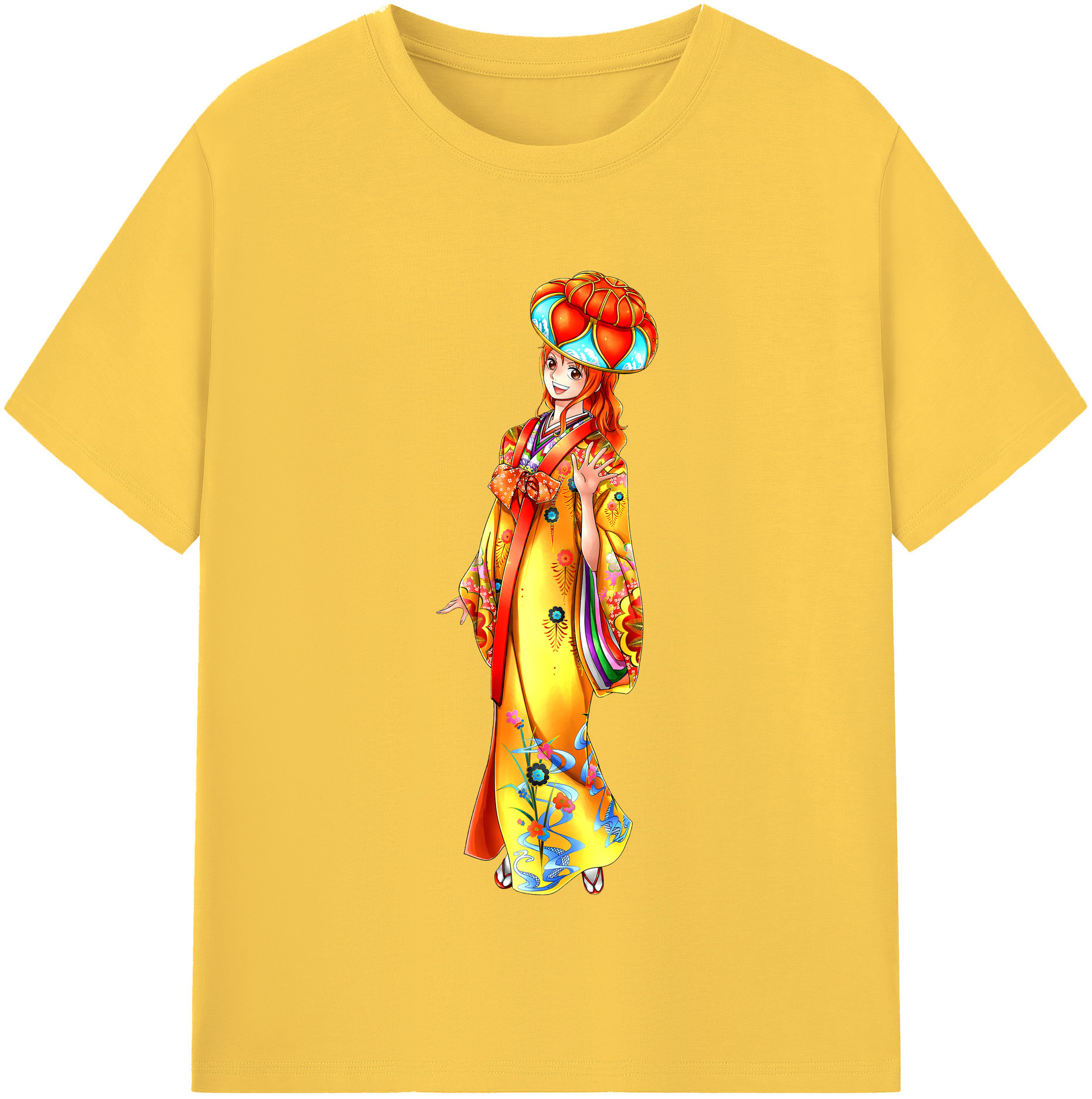 ワンピース ナミ ONE PIECE Nami 綿100％半袖Tシャツ（フロントプリント）