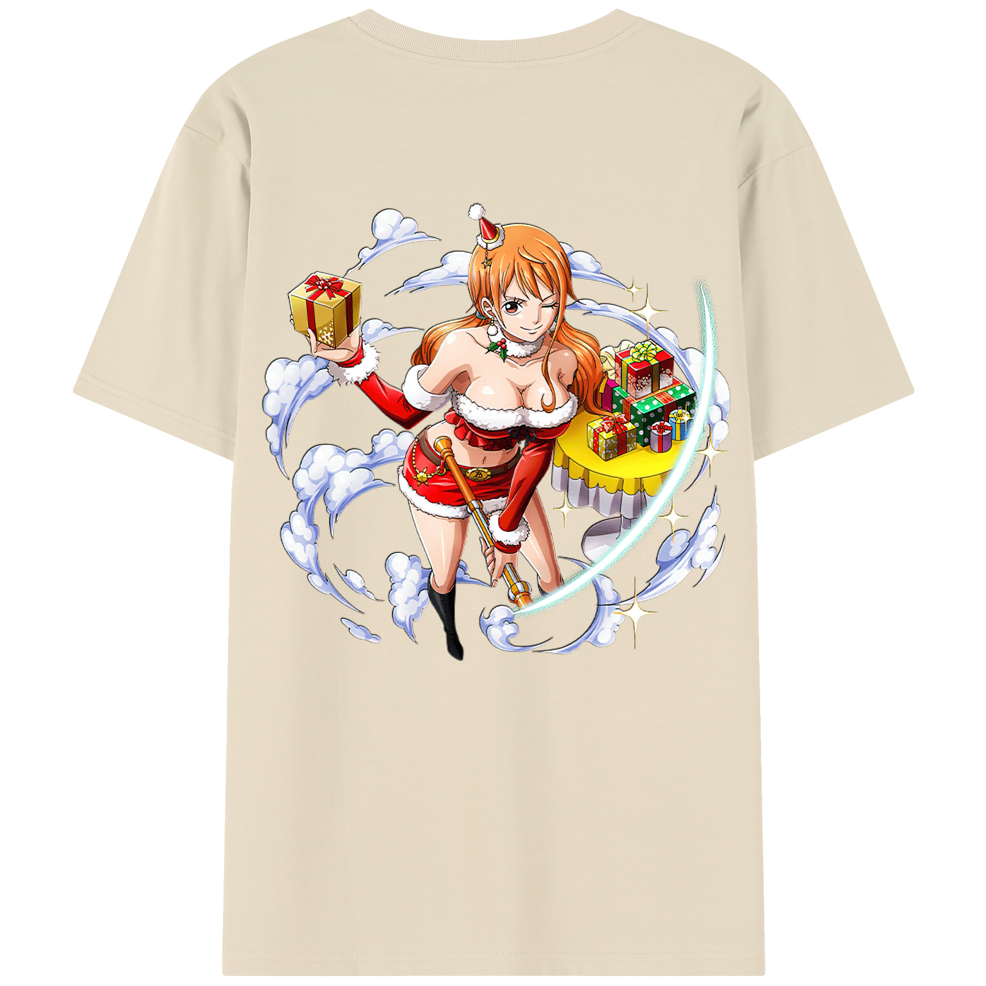 ワンピース ナミ ONE PIECE Nami 綿100％半袖Tシャツ（背面プリント）