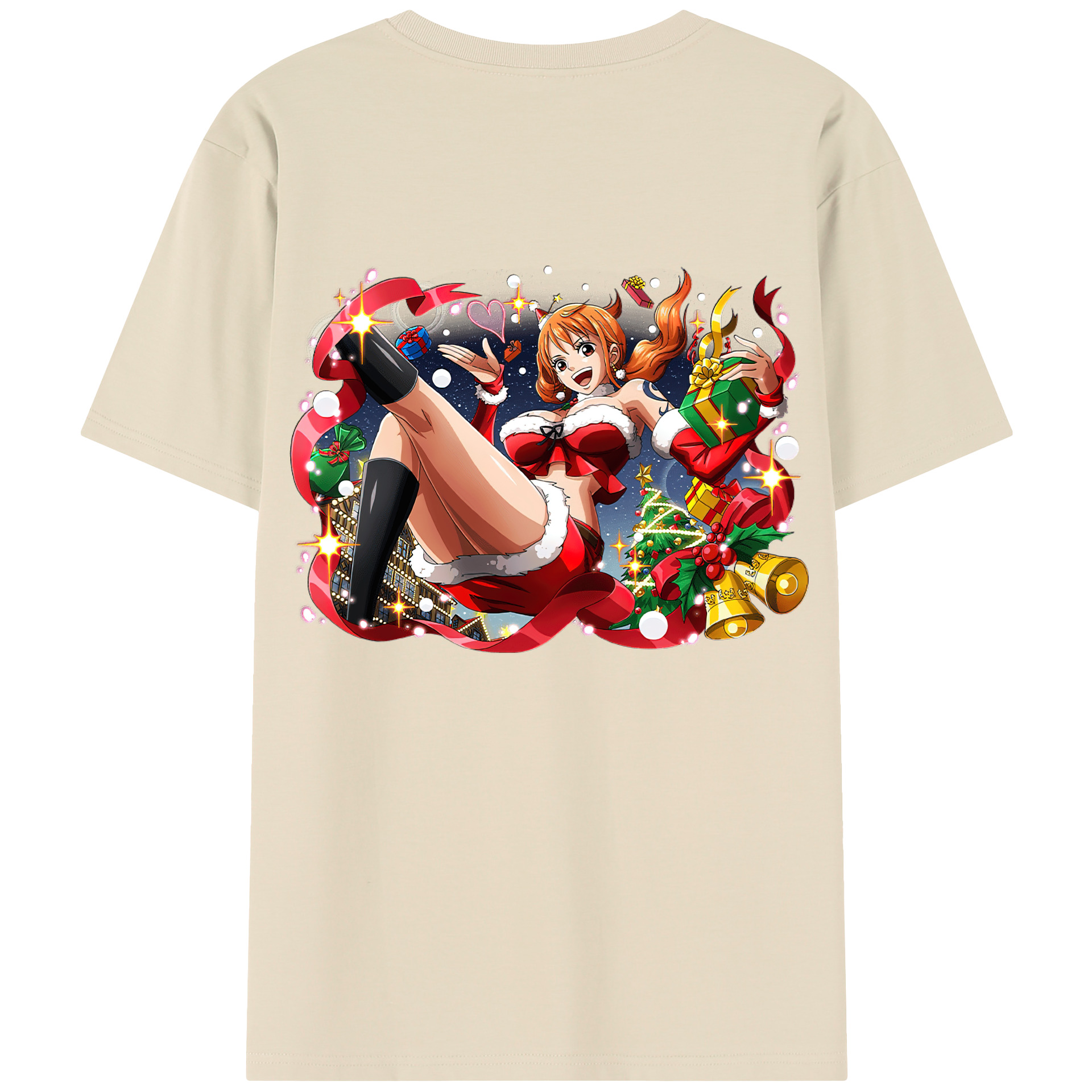 ワンピース ナミ ONE PIECE Nami 綿100％半袖Tシャツ（背面プリント）