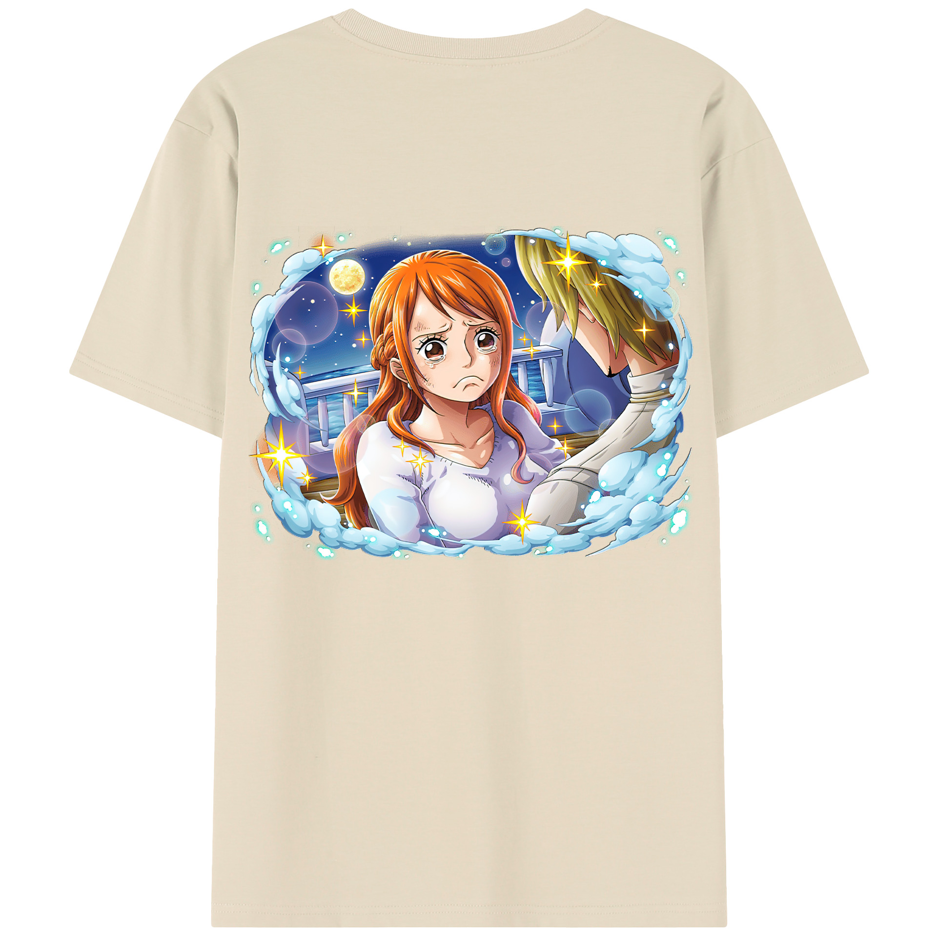 ワンピース ナミ ONE PIECE Nami 綿100％半袖Tシャツ（背面プリント）