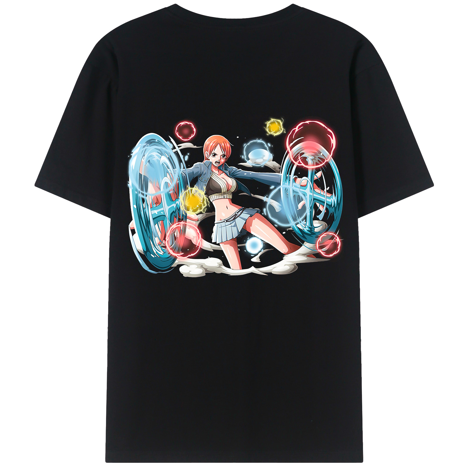 ワンピース ナミ ONE PIECE Nami 綿100％半袖Tシャツ（背面プリント）