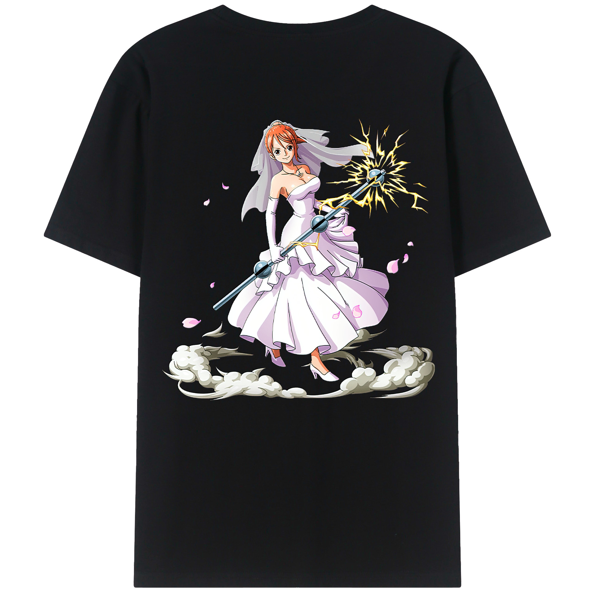 ワンピース ナミ ONE PIECE Nami 綿100％半袖Tシャツ（背面プリント）