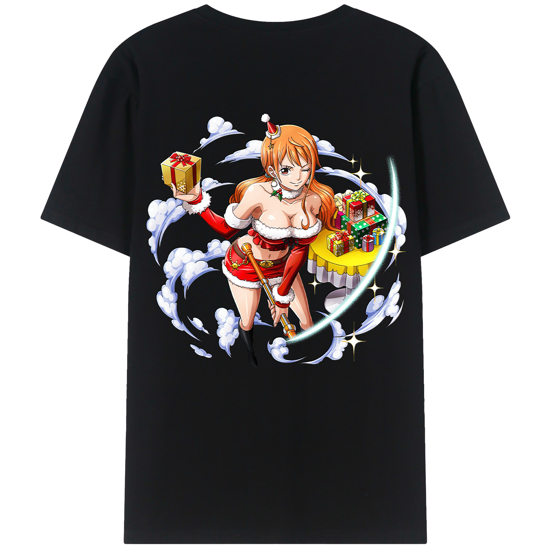 ワンピース ナミ ONE PIECE Nami 綿100％半袖Tシャツ（背面プリント）